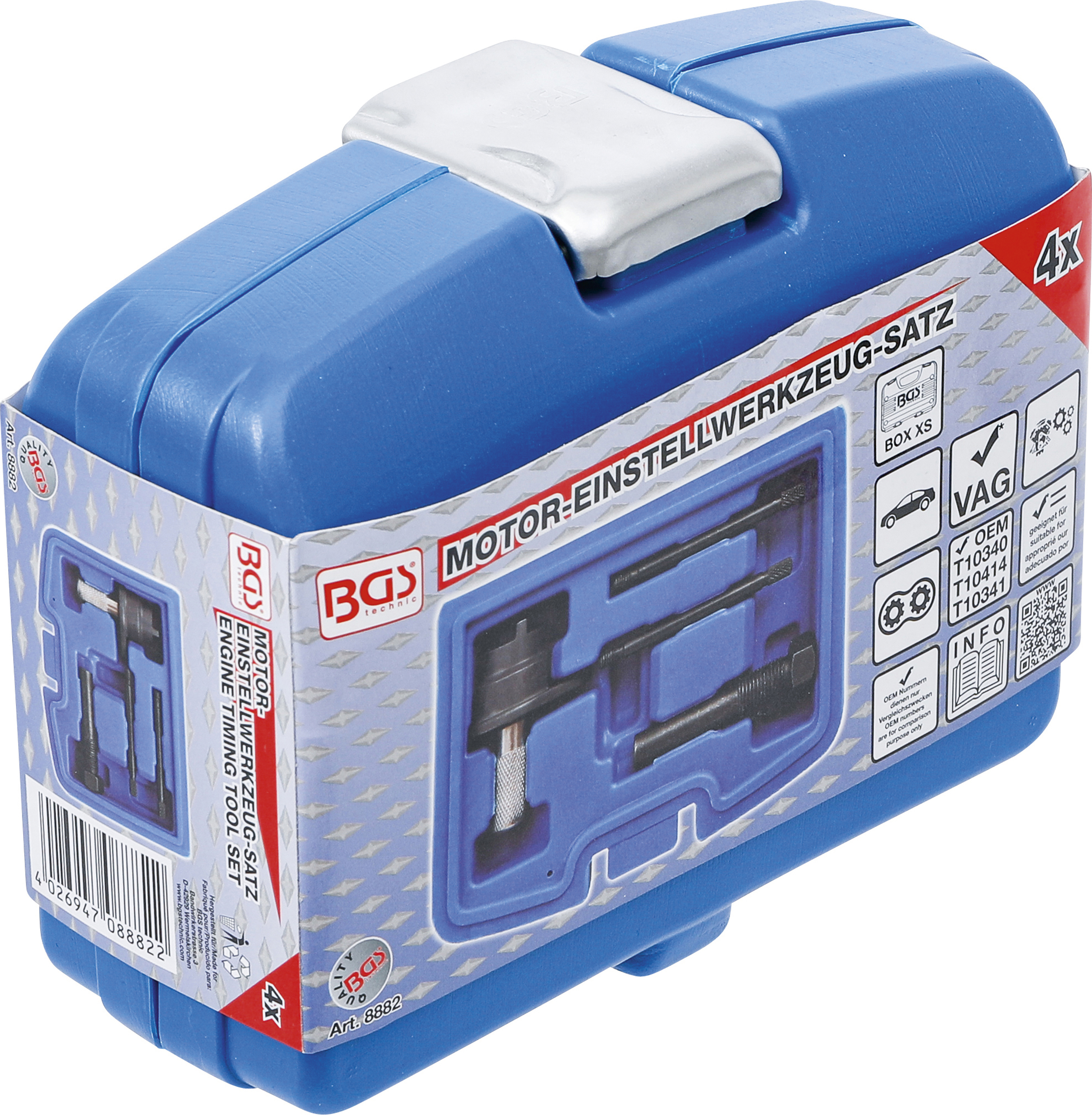 BGS Motor-Einstellwerkzeug-Satz | für VAG 1.2 TSI, TFSI | 4-tlg.