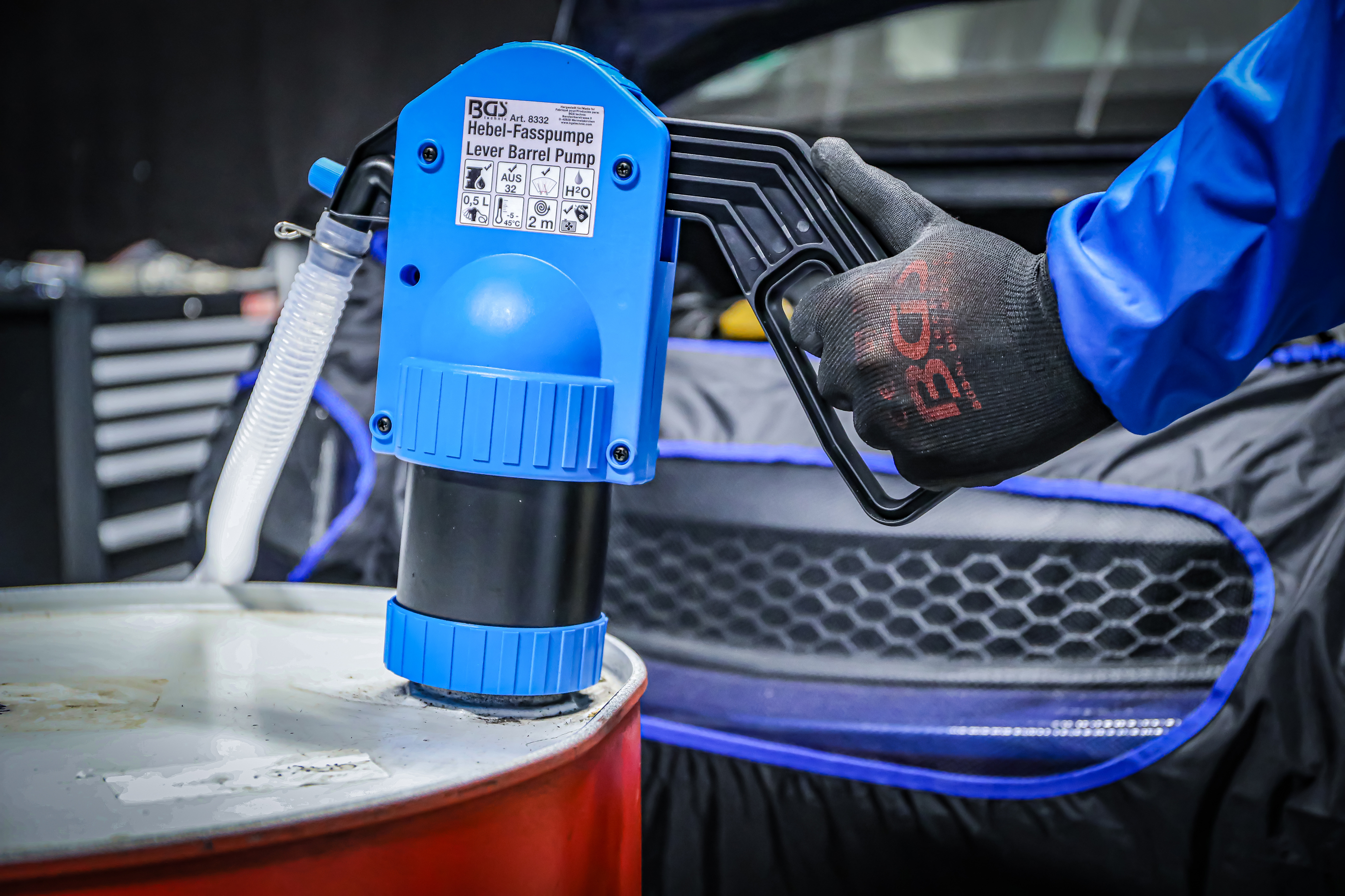 BGS Hebel-Fasspumpe | für Harnstoff (AUS32)