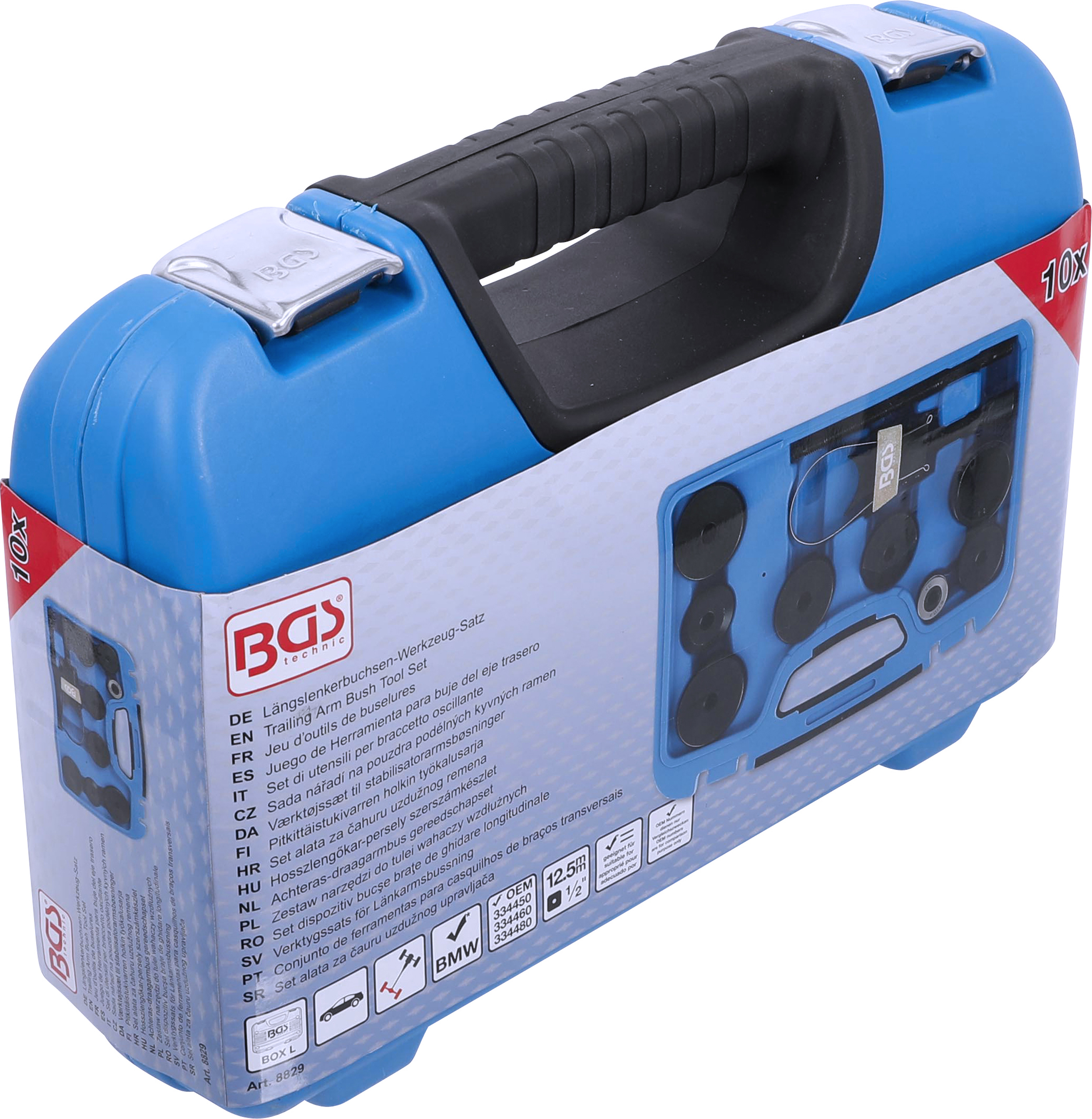 BGS Längslenkerbuchsen-Werkzeug-Satz | für BMW Hinterachse | 10-tlg.