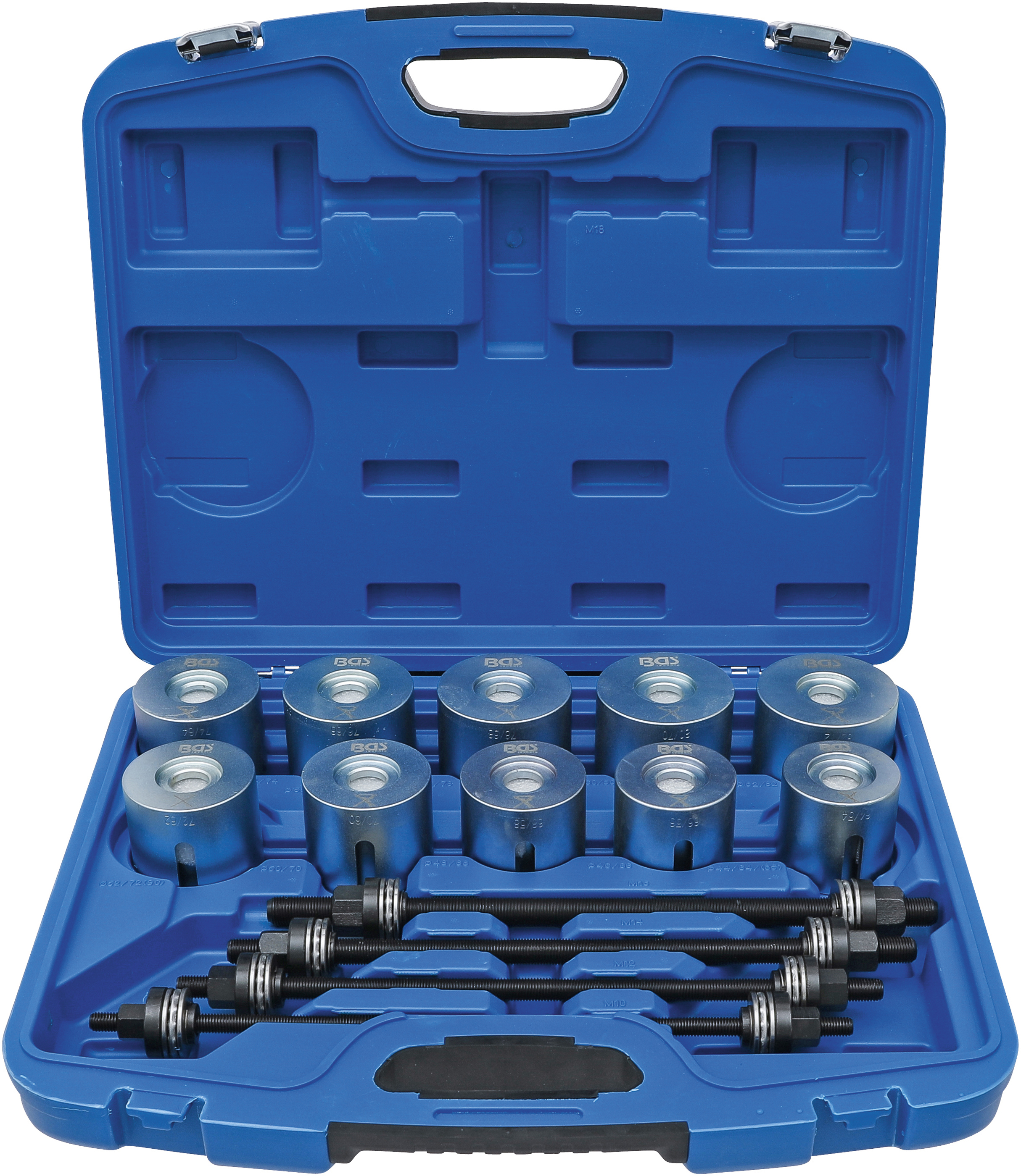 BGS Zug- und Druckhülsen-Satz | mit 4 Spindeln | 24-tlg.
