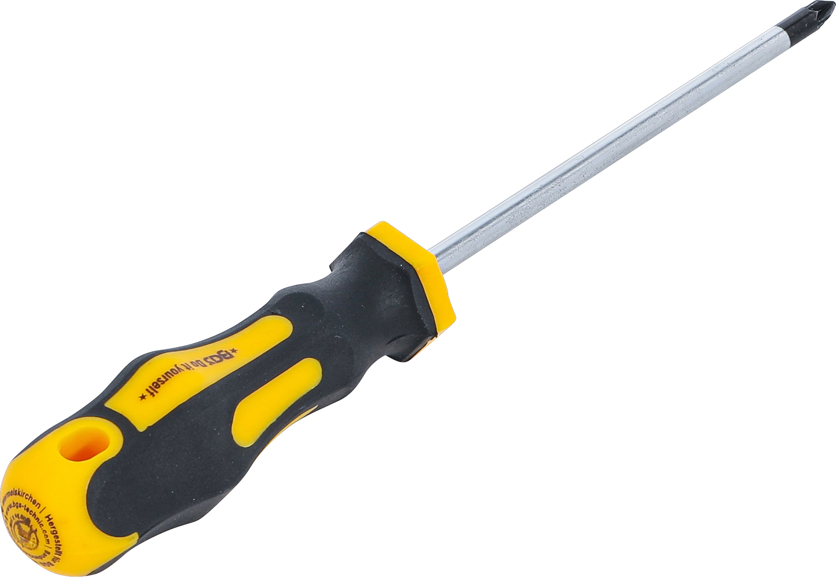 BGS Schraubendreher | Kreuzschlitz PZ2 | Klingenlänge 125 mm