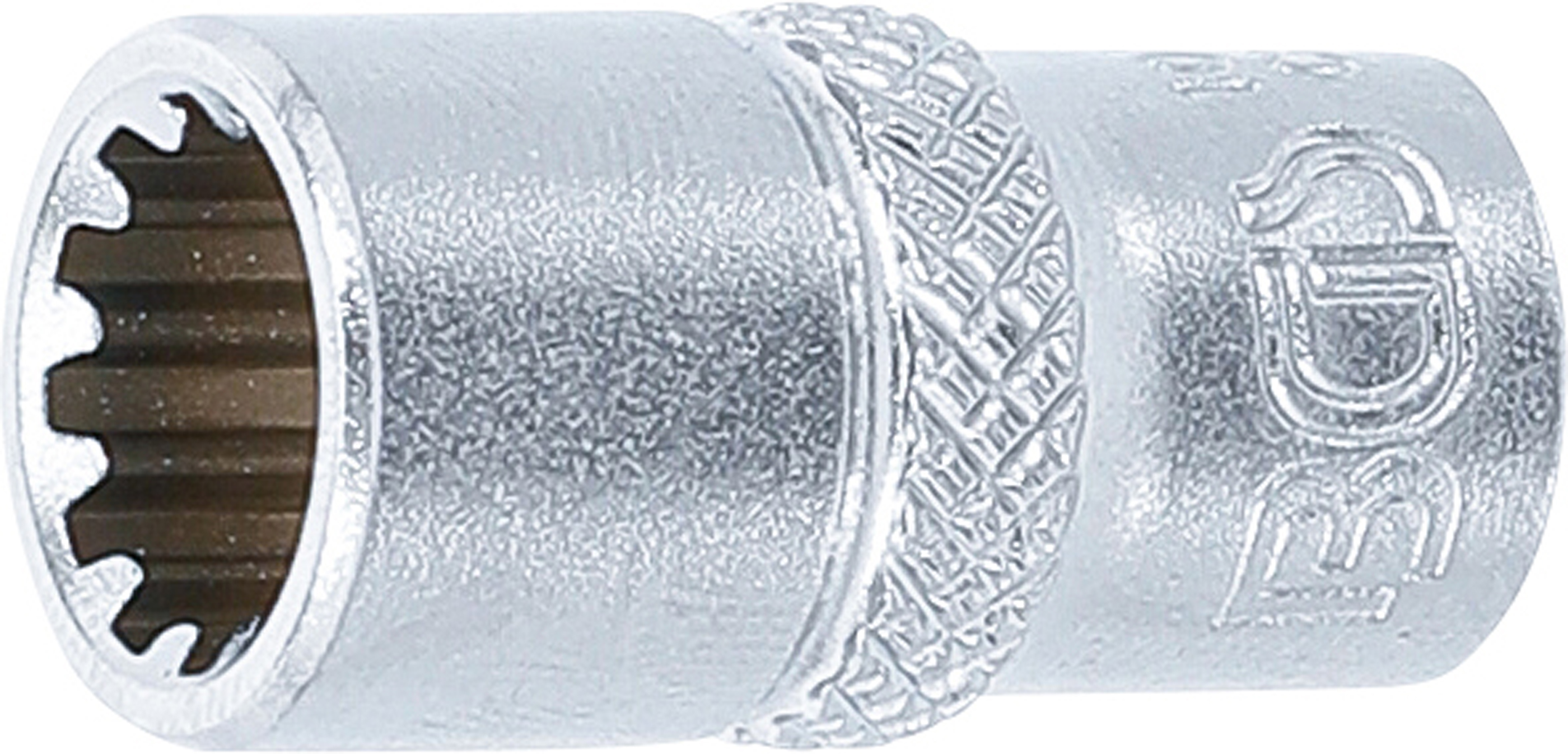 BGS Steckschlüssel-Einsatz Gear Lock | Antrieb Innenvierkant 6,3 mm (1/4") | SW 8 mm