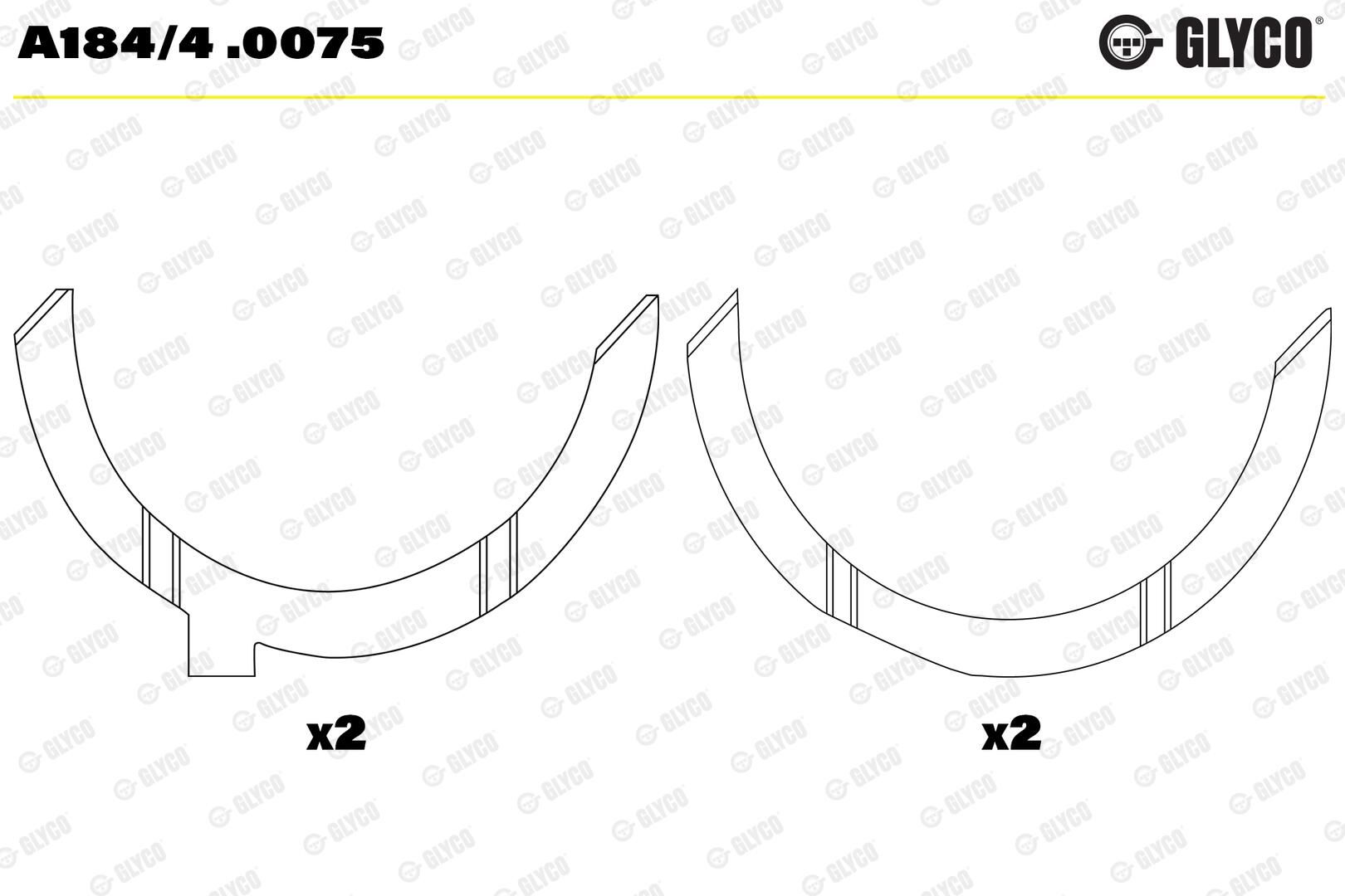 Distanzscheibe, Kurbelwelle