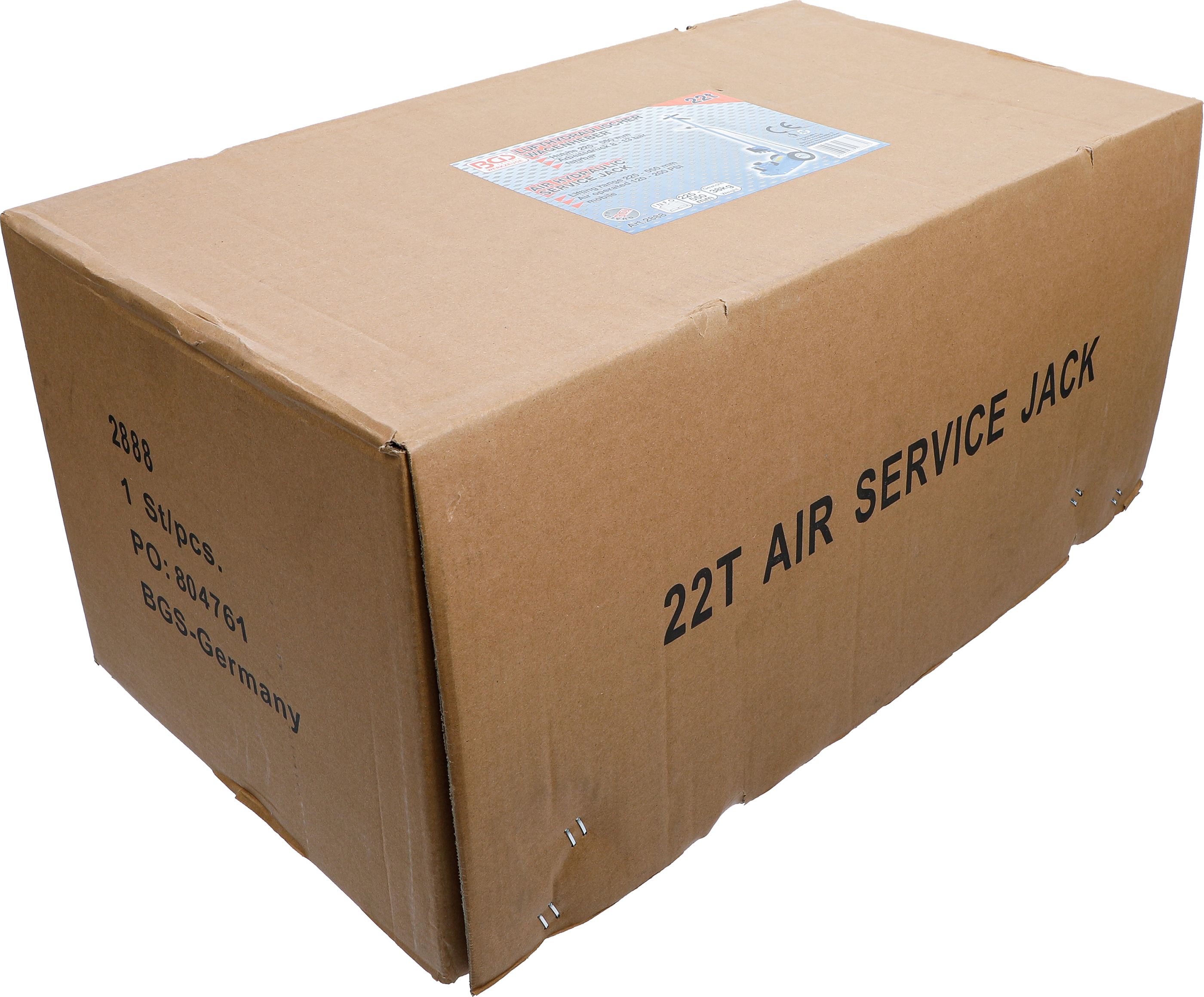 BGS Wagenheber | lufthydraulisch | fahrbar | 22 t