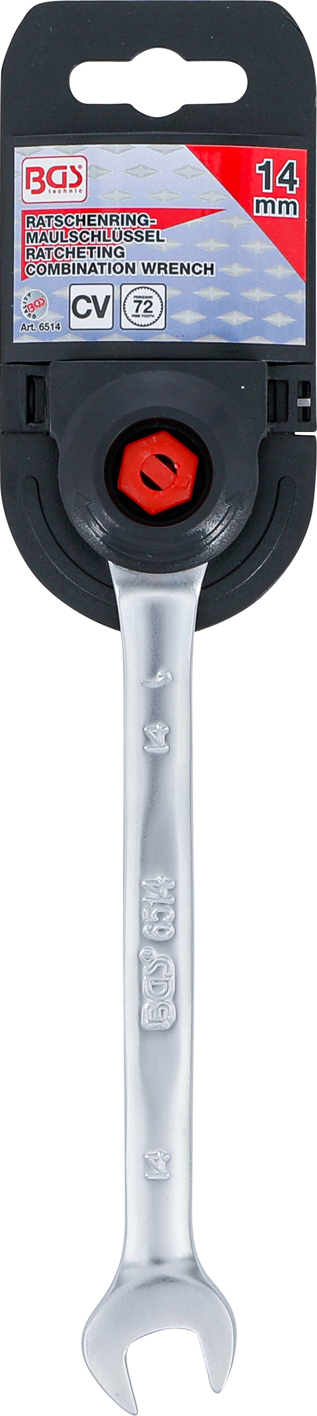 BGS Ratschenring-Maulschlüssel | SW 14 mm