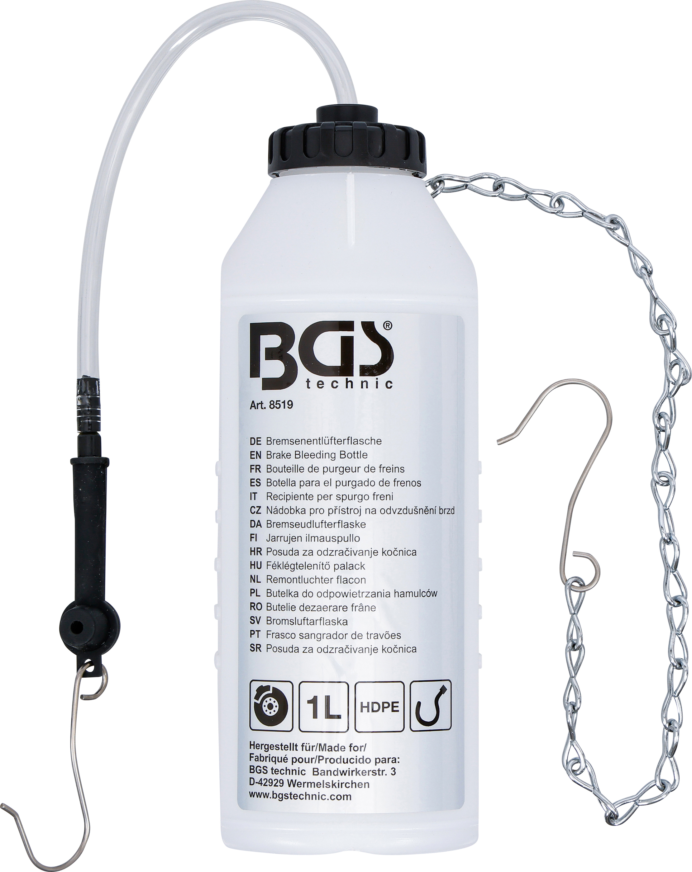 BGS Bremsenentlüfterflasche | 1 l