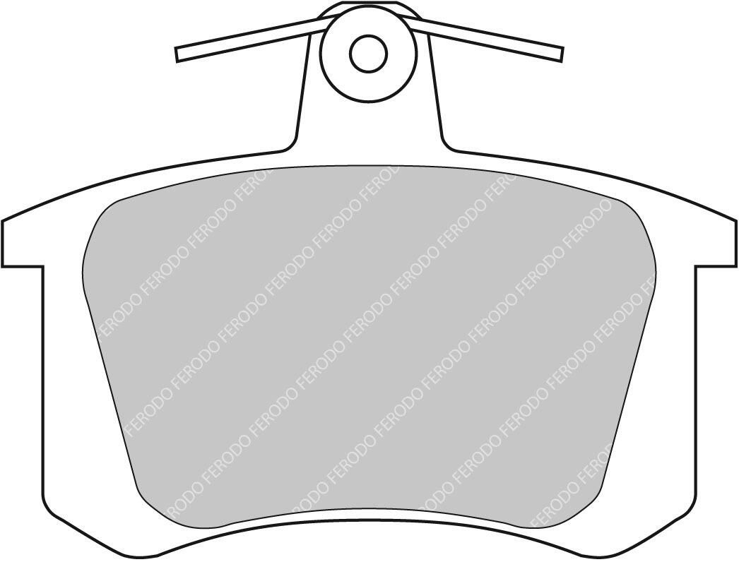 Bremsbelagsatz, Scheibenbremse