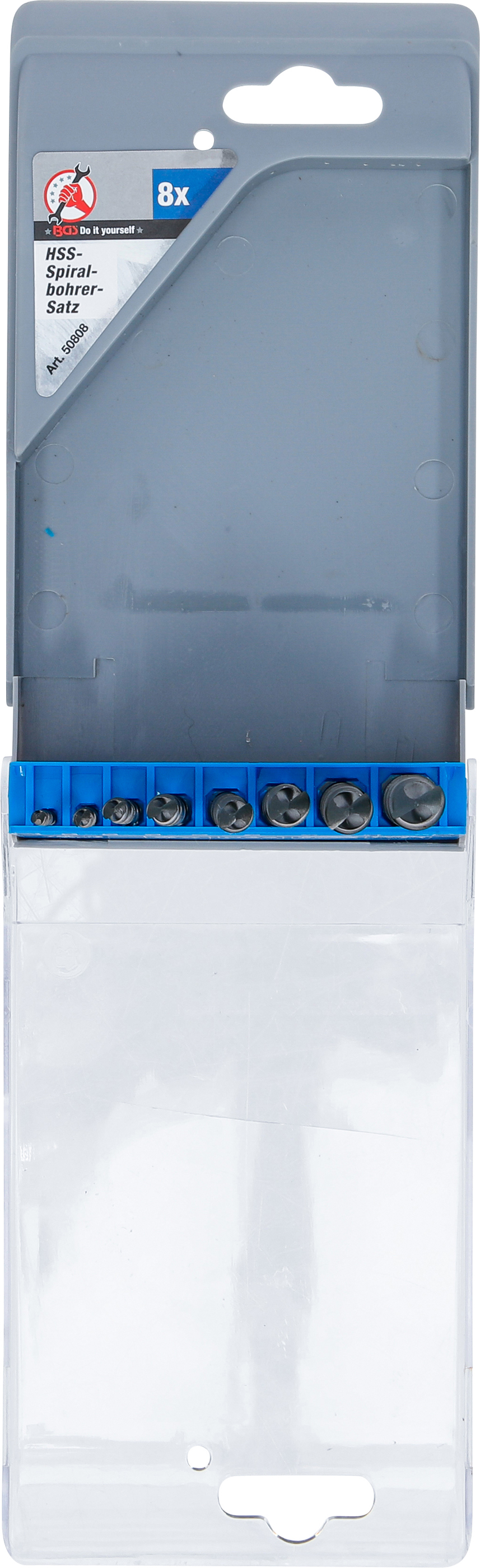 BGS HSS-Spiralbohrer-Satz | 3 - 10 mm | 8-tlg.