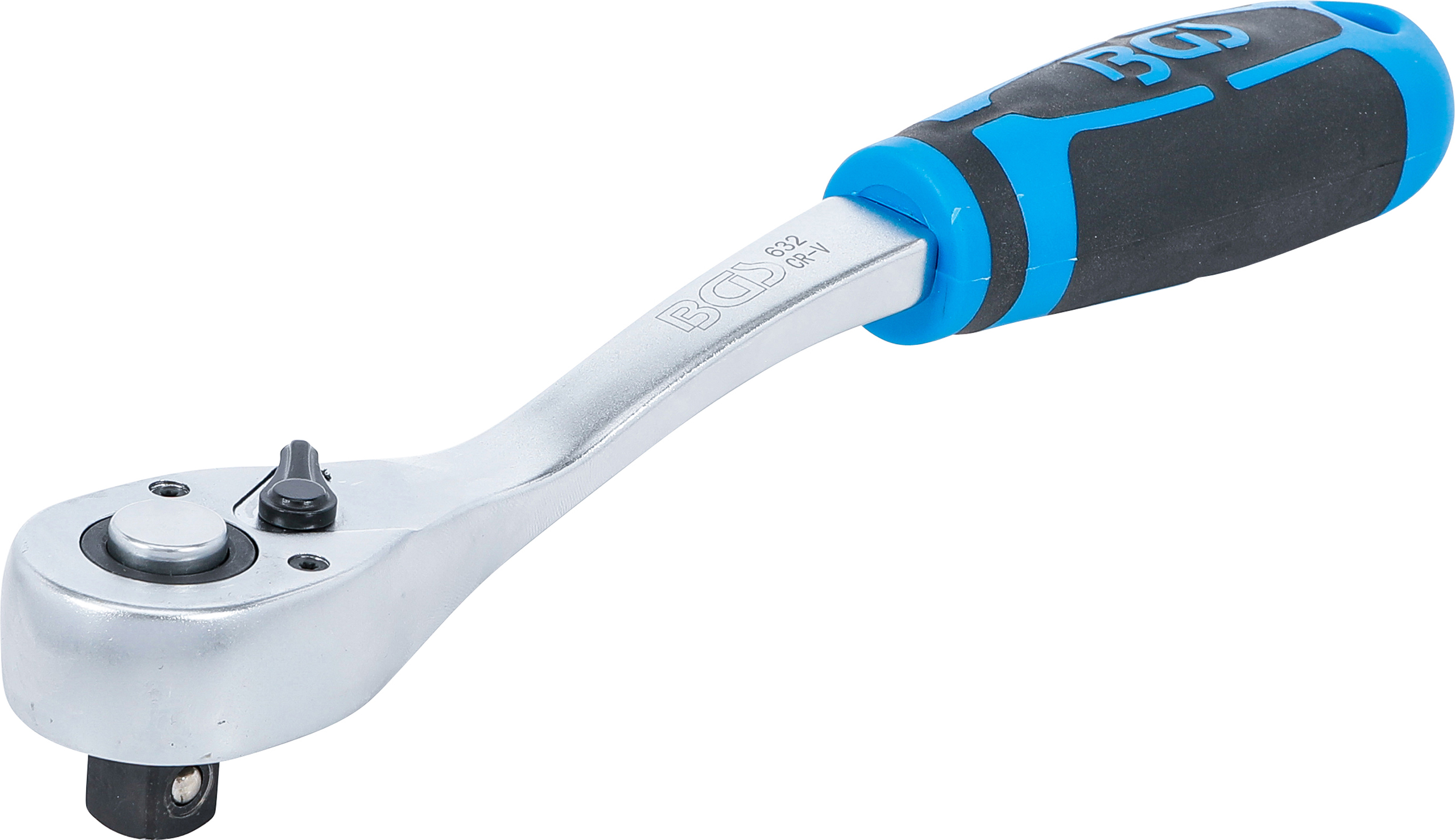 BGS Umschaltknarre | feinverzahnt | Abtrieb Außenvierkant 12,5 mm (1/2")