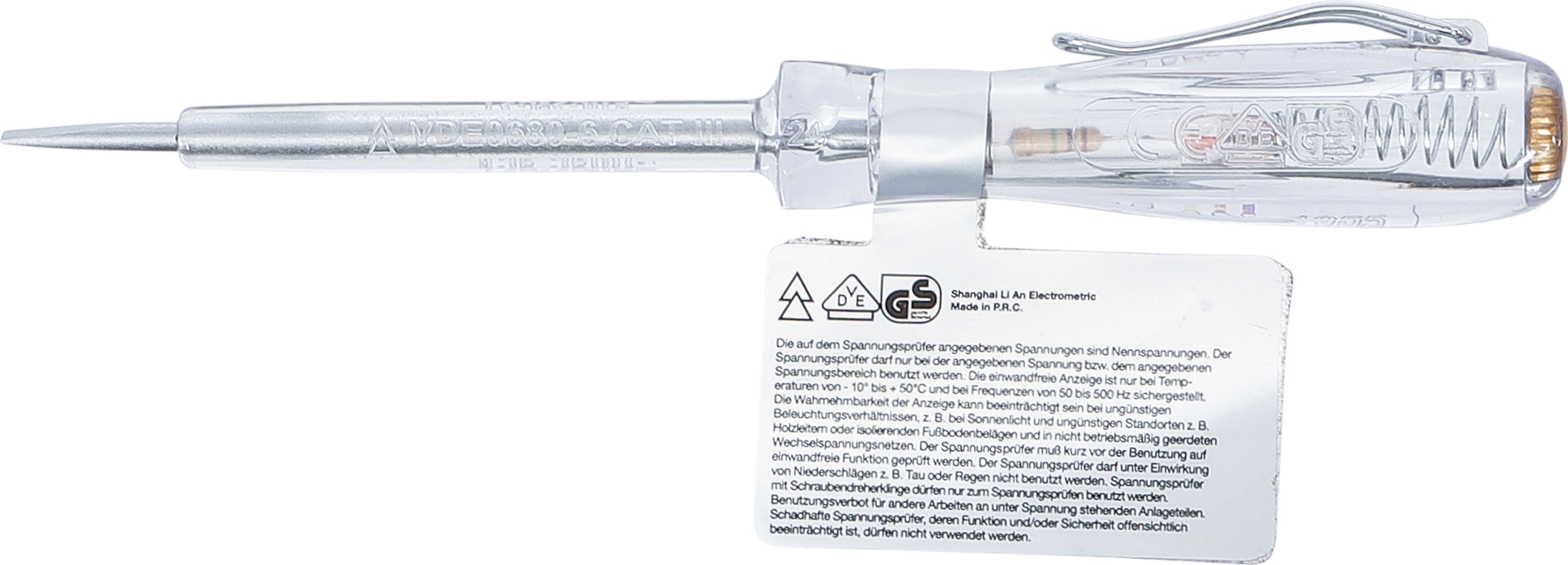 BGS Spannungsprüfer | 125 - 250 V | 150 mm