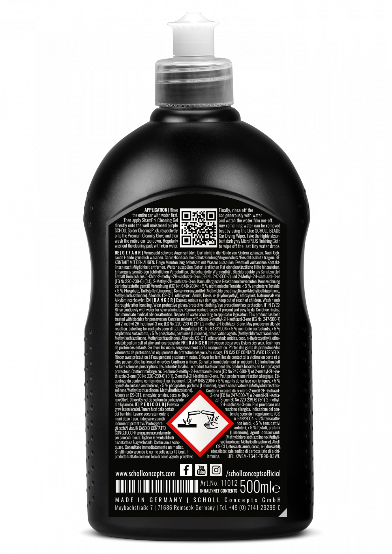 Scholl Concepts ShampPol Premium Autoshampoo 500 ml