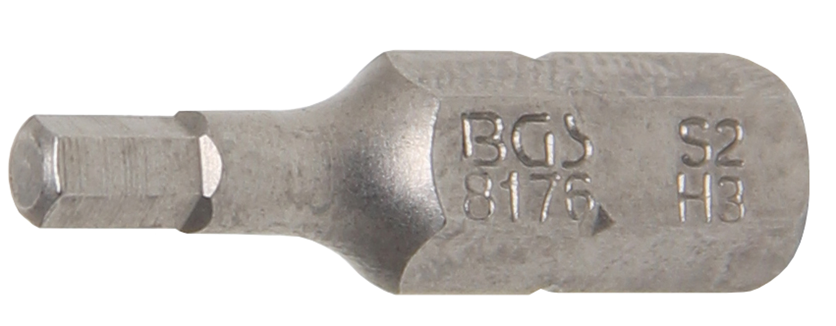 BGS Bit | Länge 25 mm | Antrieb Außensechskant 6,3 mm (1/4") | Innensechskant 3 mm