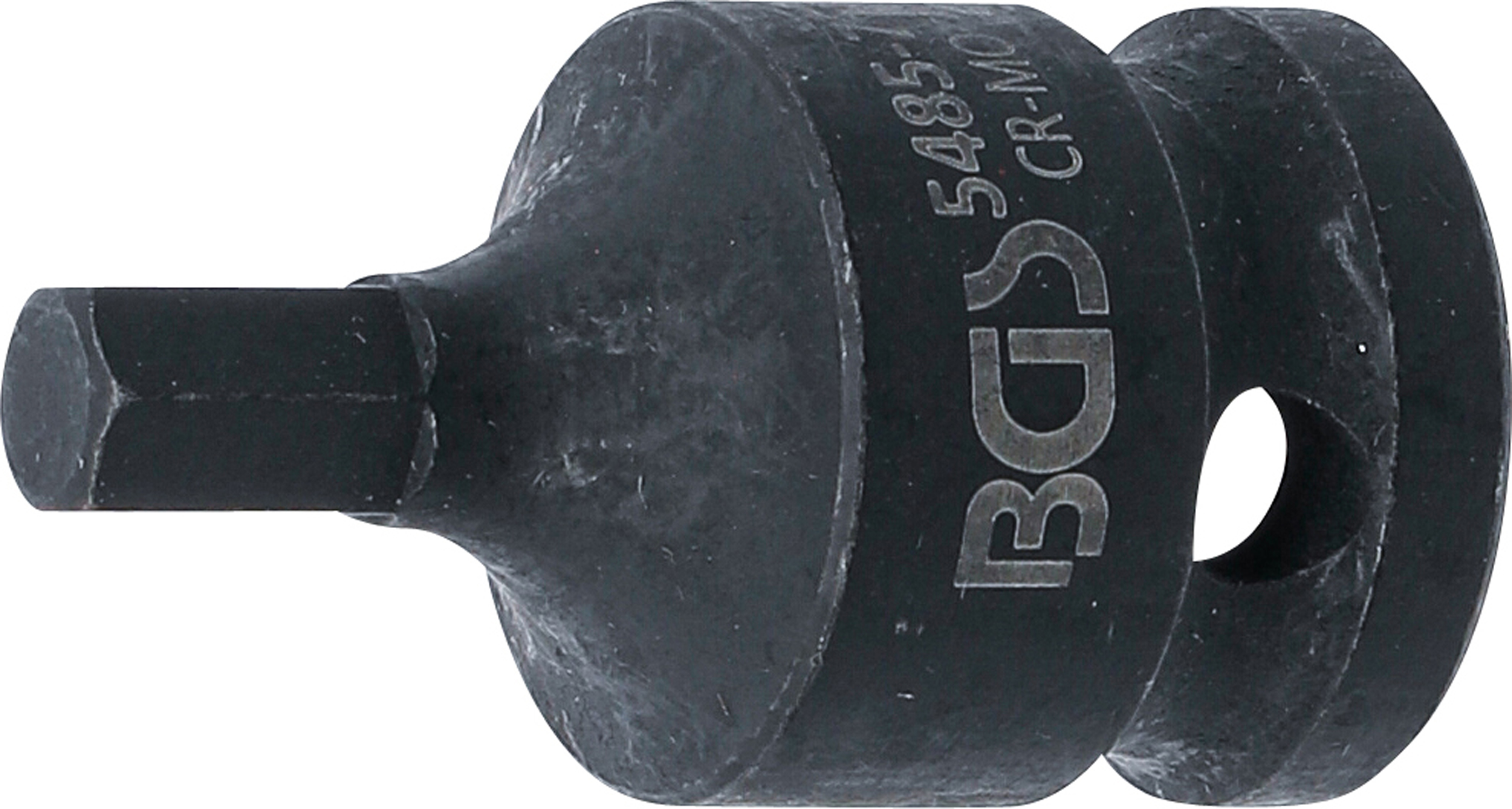 BGS Kraft-Bit-Einsatz | Länge 42 mm | Antrieb Innenvierkant 12,5 mm (1/2") | Innensechskant 7 mm