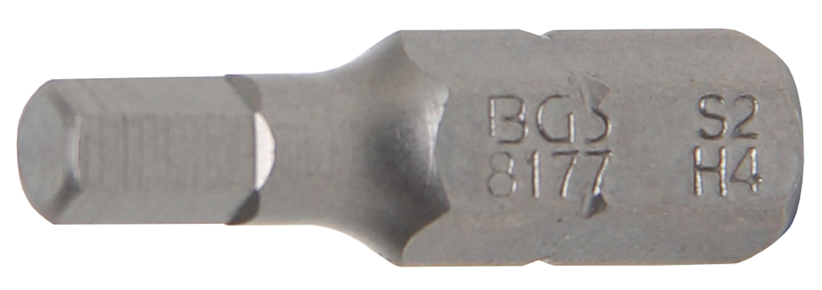 BGS Bit | Länge 25 mm | Antrieb Außensechskant 6,3 mm (1/4") | Innensechskant 4 mm