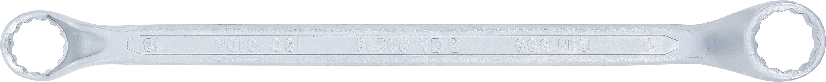 BGS Doppel-Ringschlüssel | tief gekröpft | SW 18 x 19 mm