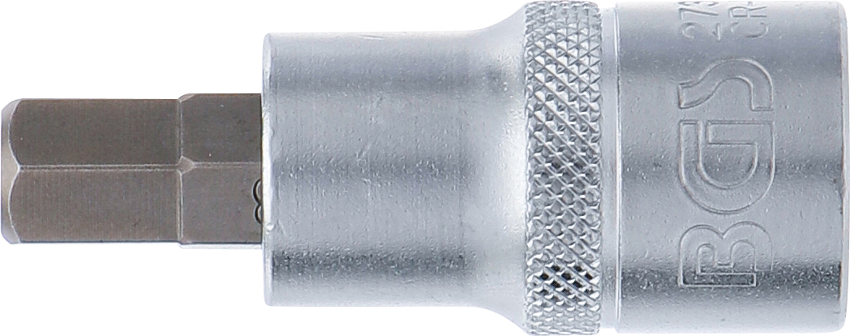 BGS Bit-Einsatz | Länge 55 mm | Antrieb Innenvierkant 12,5 mm (1/2") | Innensechskant 3/8"