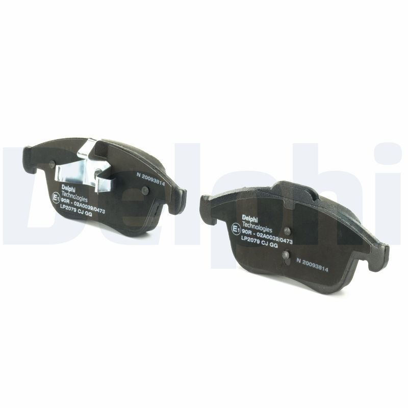 Bremsbelagsatz vorne (mit Dämpfungspad), passt zu: RENAULT CLIO IV, FLUENCE, GRAND SCENIC III, LAGUNA, LAGUNA III, LATITUDE, MEGANE, MEGANE III, SCENIC III 1.2-3.5 10.07-