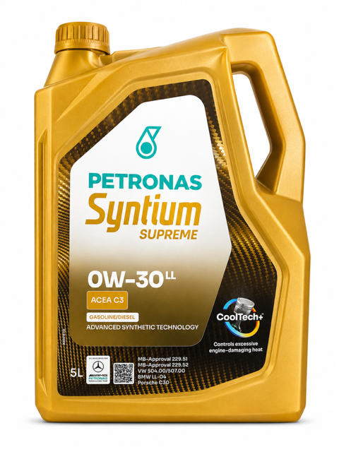 0W-30 Petronas Syntium Supreme LL Motoröl 5 Liter