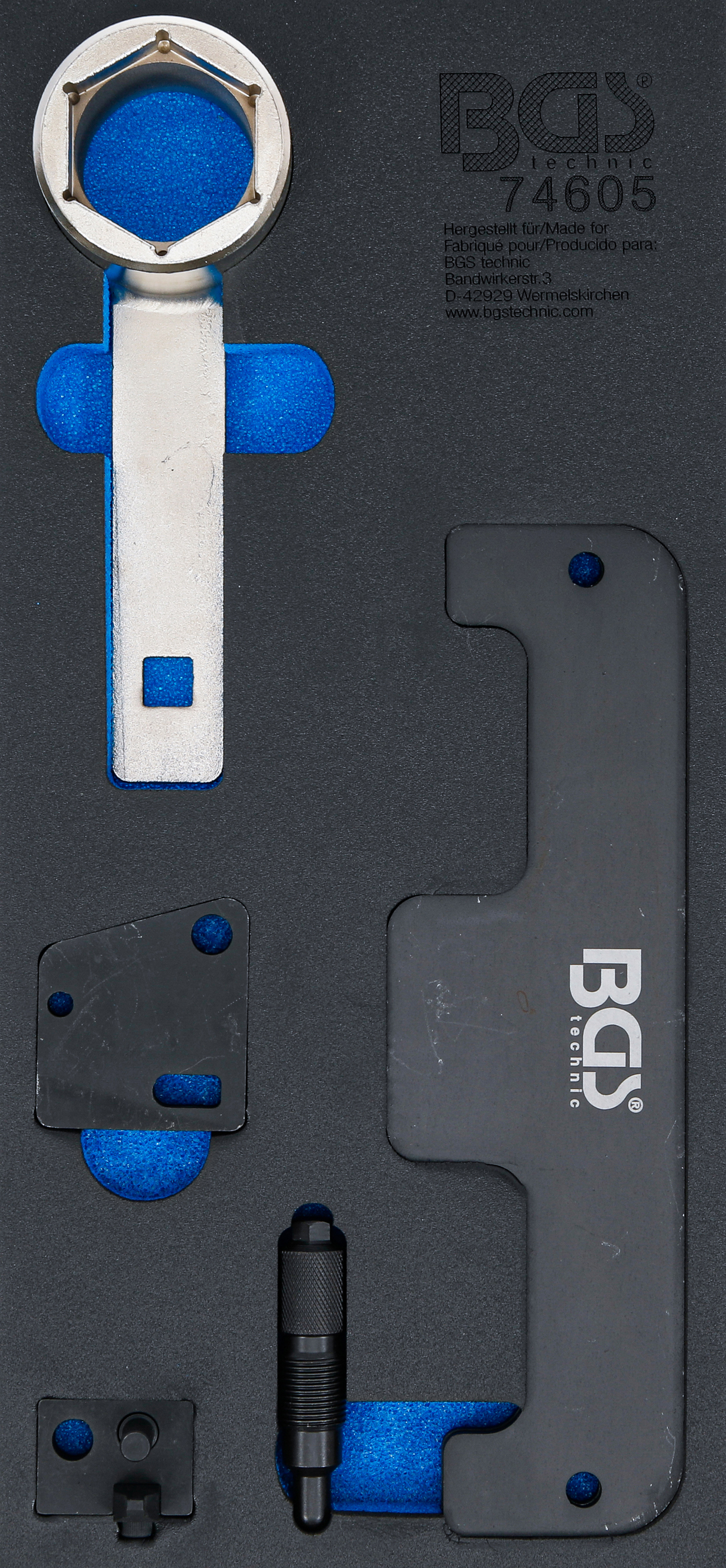 BGS Werkstattwageneinlage 1/3: Motor-Einstellwerkzeug-Satz | für VAG / Porsche 6- und 8-Zylinder