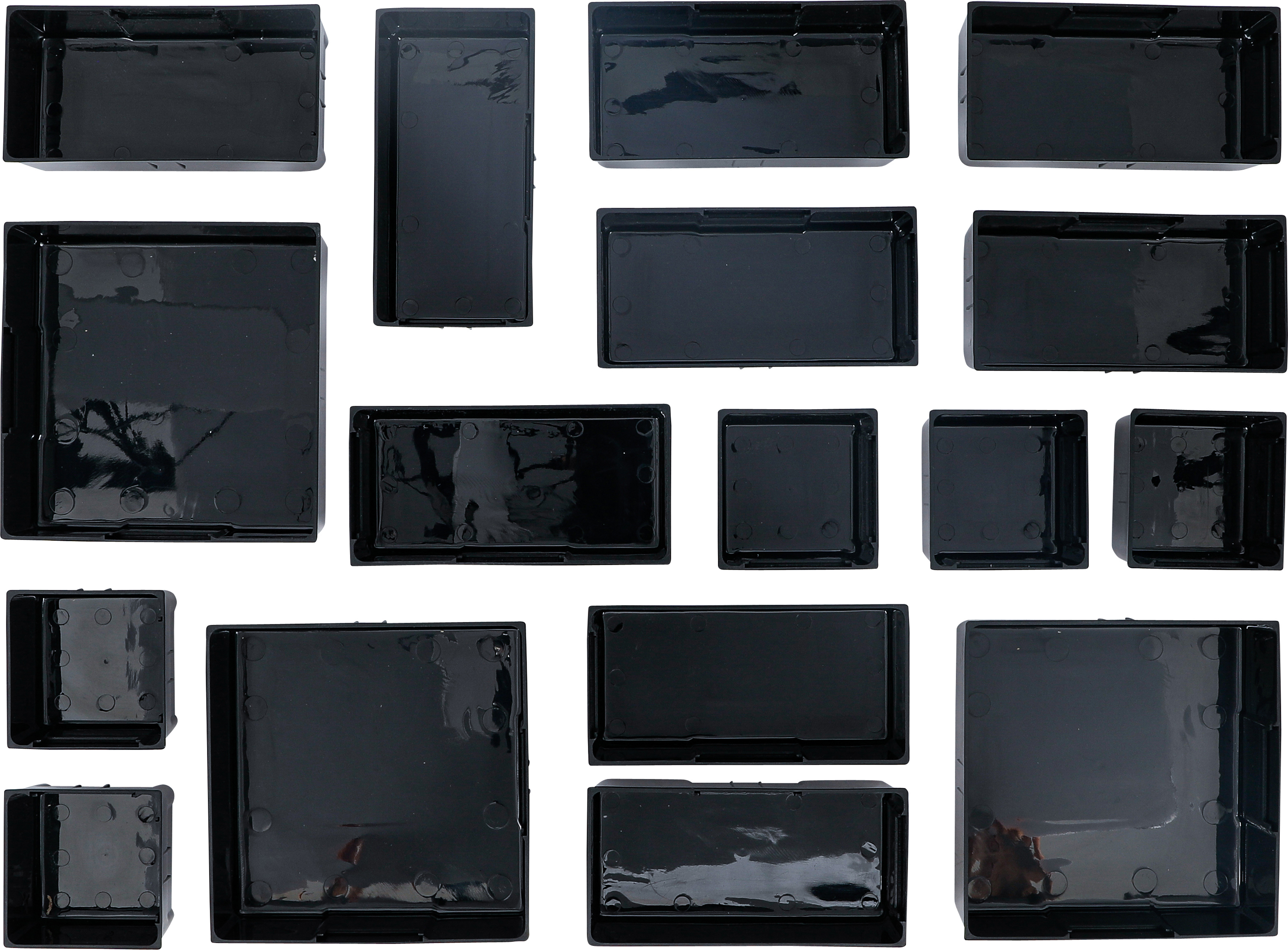 BGS Kunststoff-Ablagefächer | für Werkstattwagen | 17-tlg.