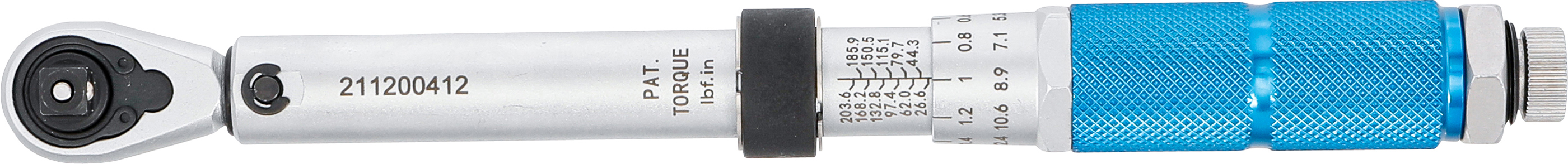 BGS Drehmomentschlüssel-Satz | Abtrieb Außenvierkant 6,3 mm (1/4") | 3 - 24 Nm | 16-tlg.