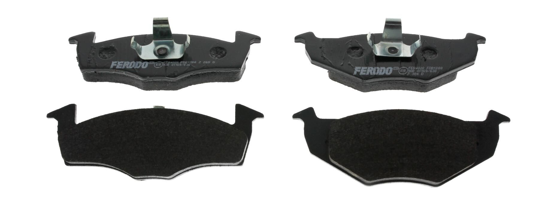 Bremsbelagsatz, Scheibenbremse