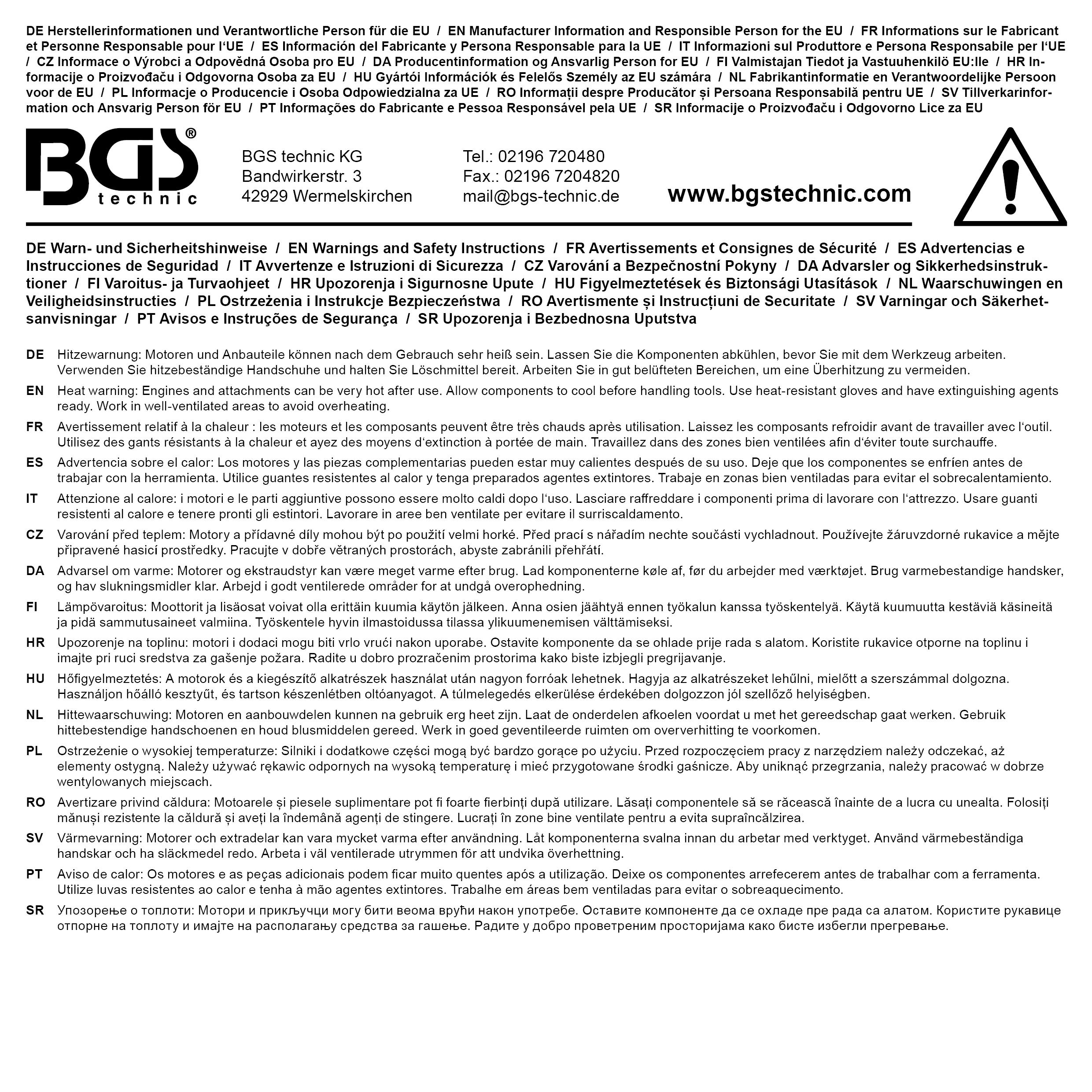 BGS Gegenhalteschlüssel | für Polräder und Kupplungskörbe