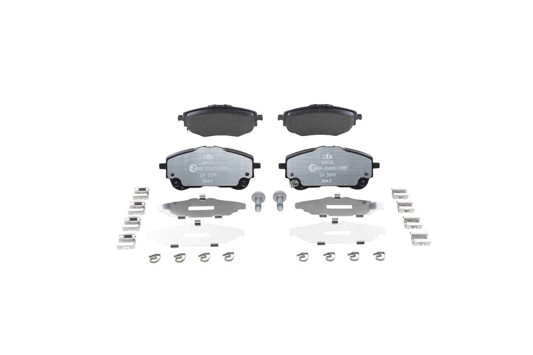 Bremsbelagsatz, Scheibenbremse