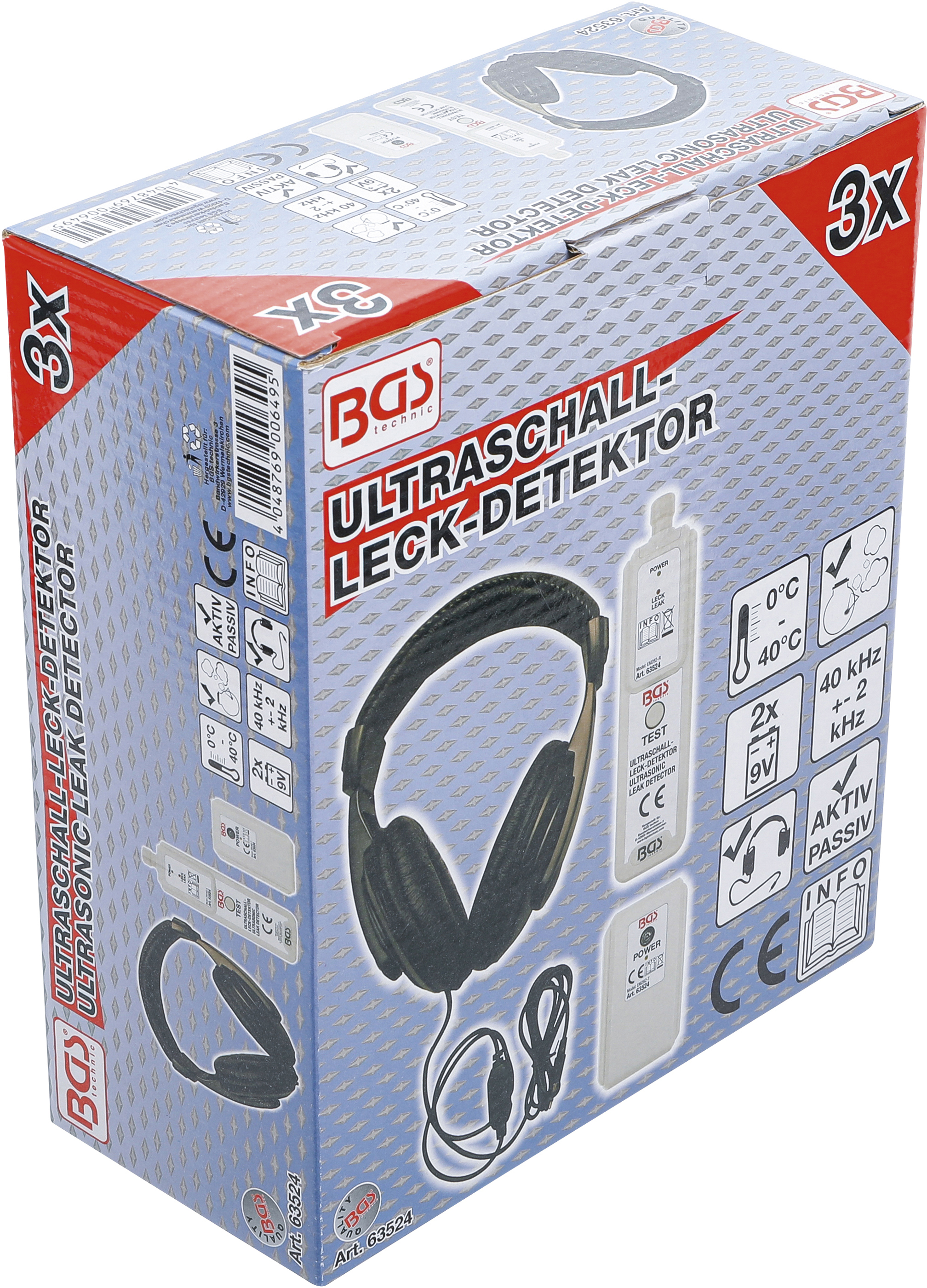 BGS Ultraschall-Leck-Detektor für Gas-, Luft-, Wasserbehälter