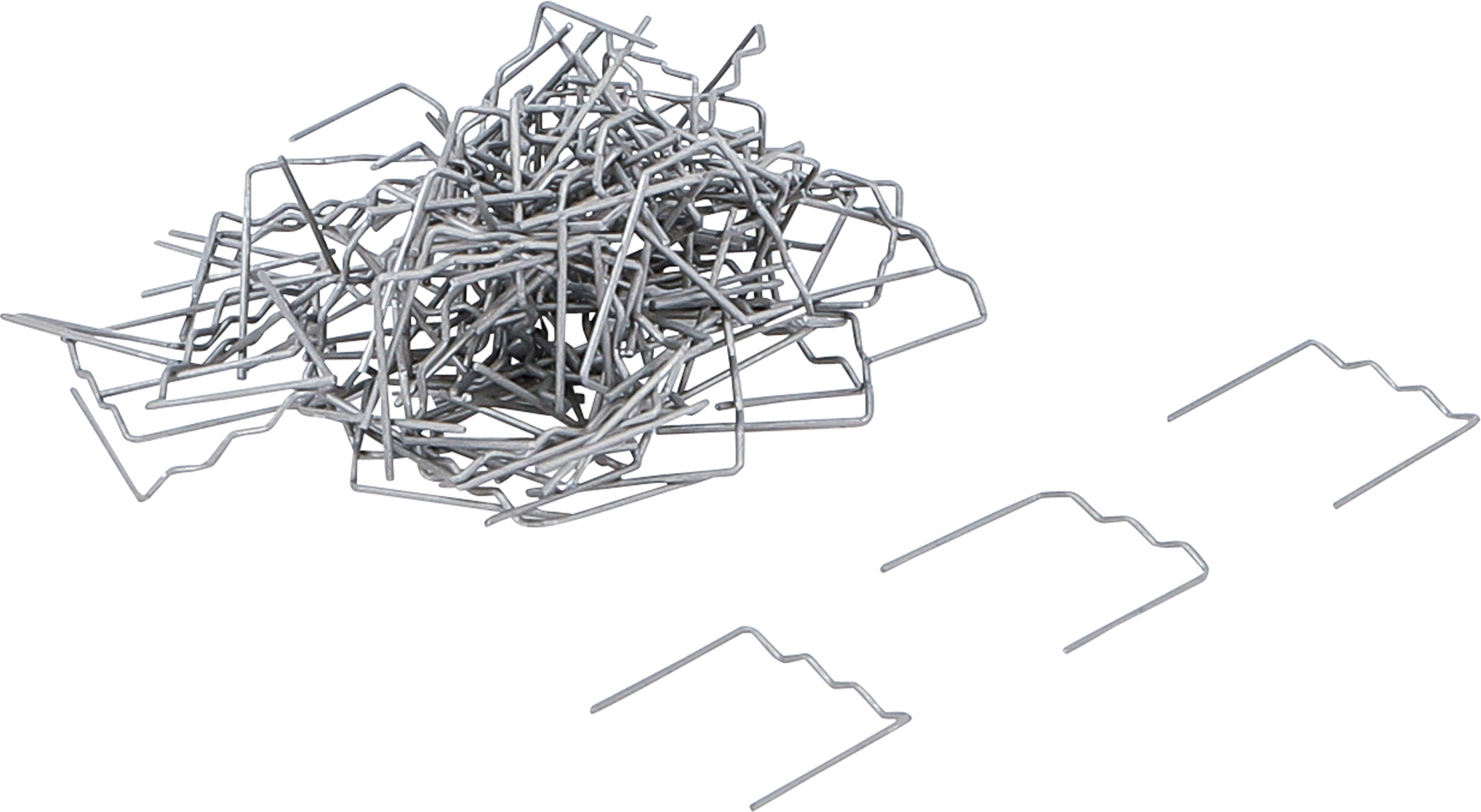BGS Reparaturklammern-Satz | flach | 0,6 mm | 100-tlg.