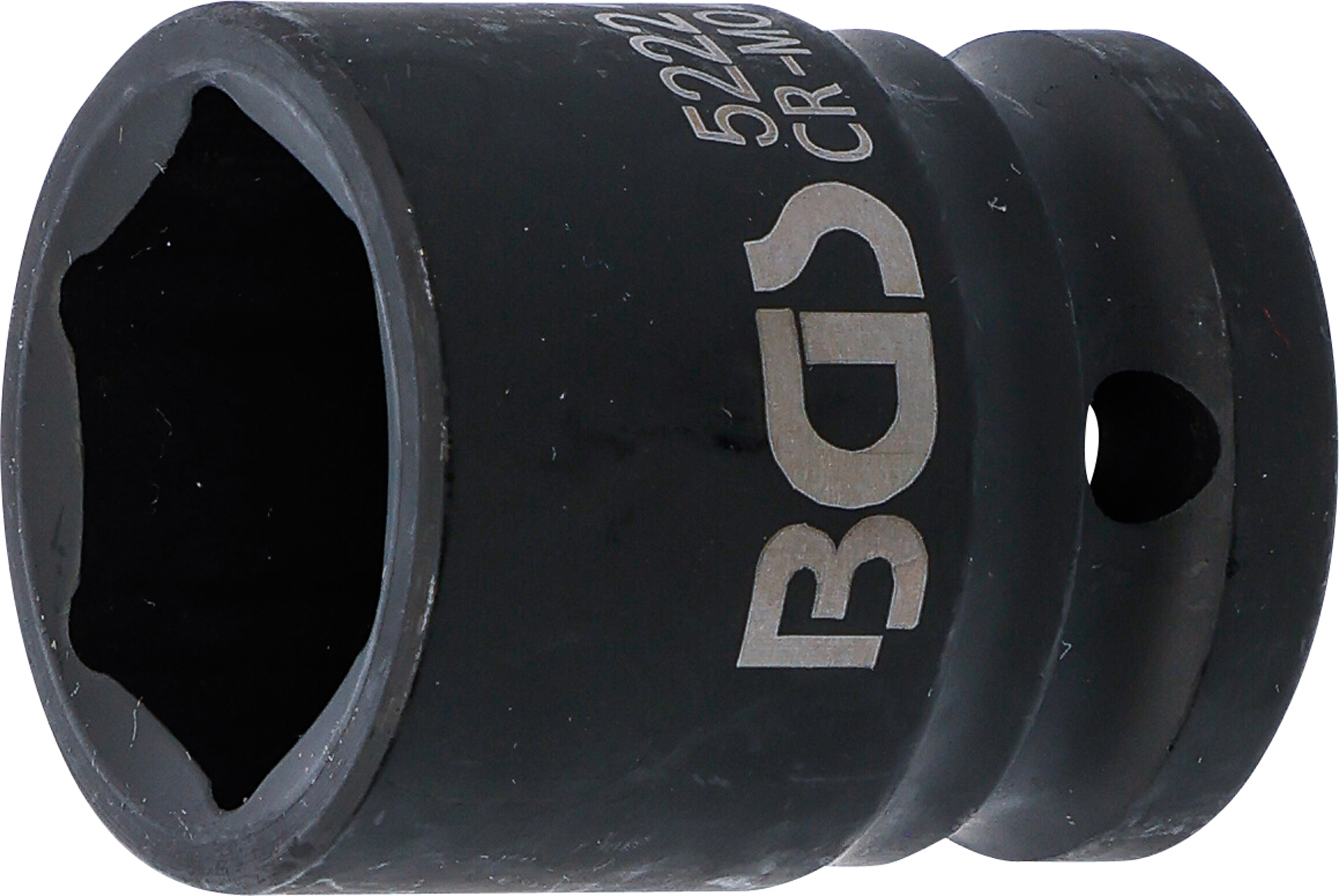 BGS Kraft-Steckschlüssel-Einsatz Sechskant | Antrieb Innenvierkant 12,5 mm (1/2") | SW 22 mm