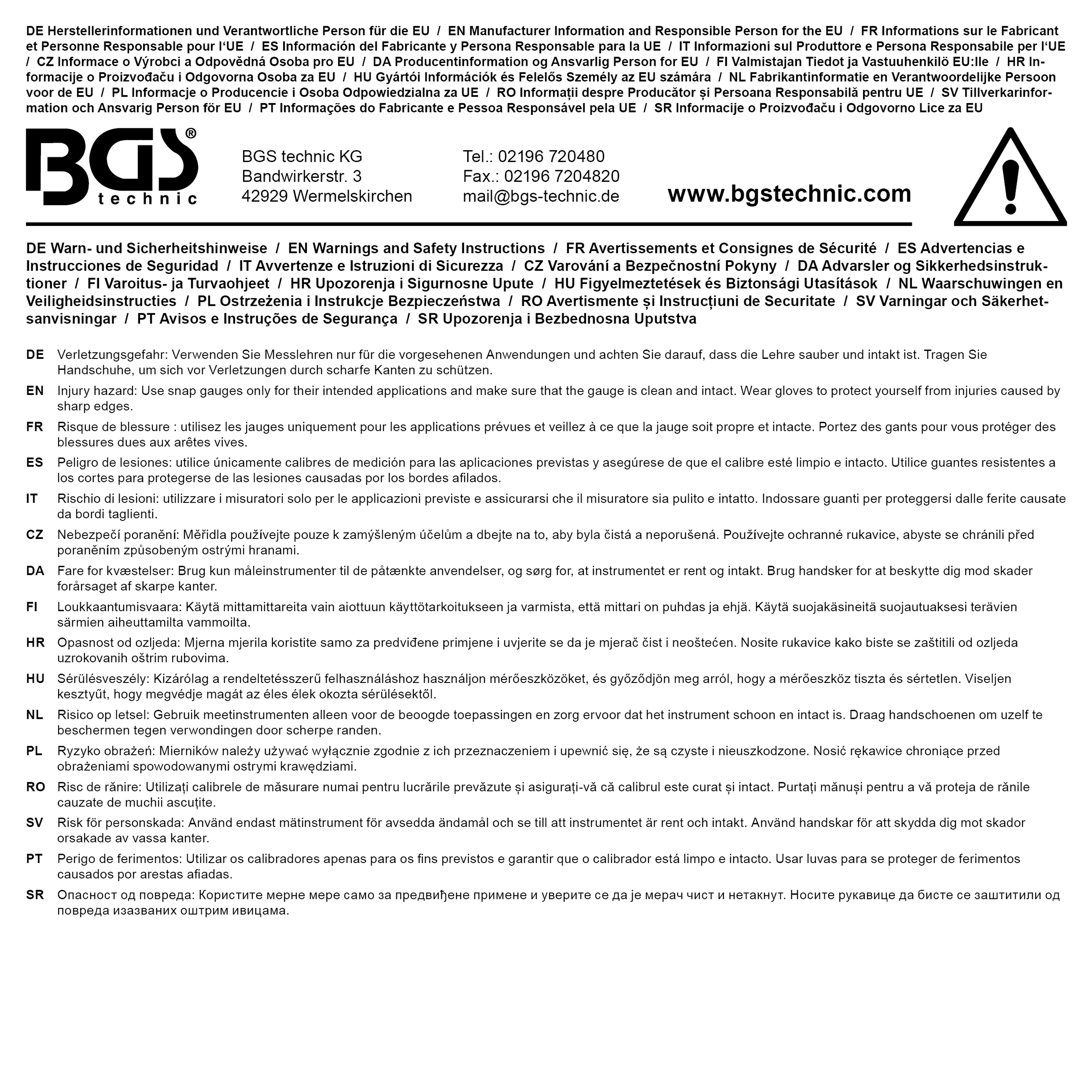 BGS Rollbandmaß | 13 mm x 50 m