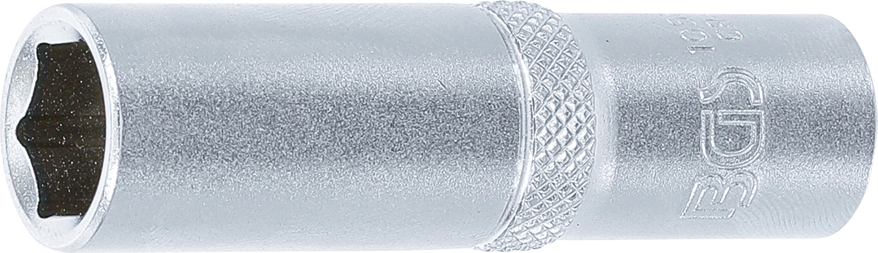 BGS Steckschlüssel-Einsatz Sechskant, tief | Antrieb Innenvierkant 10 mm (3/8") | SW 12 mm