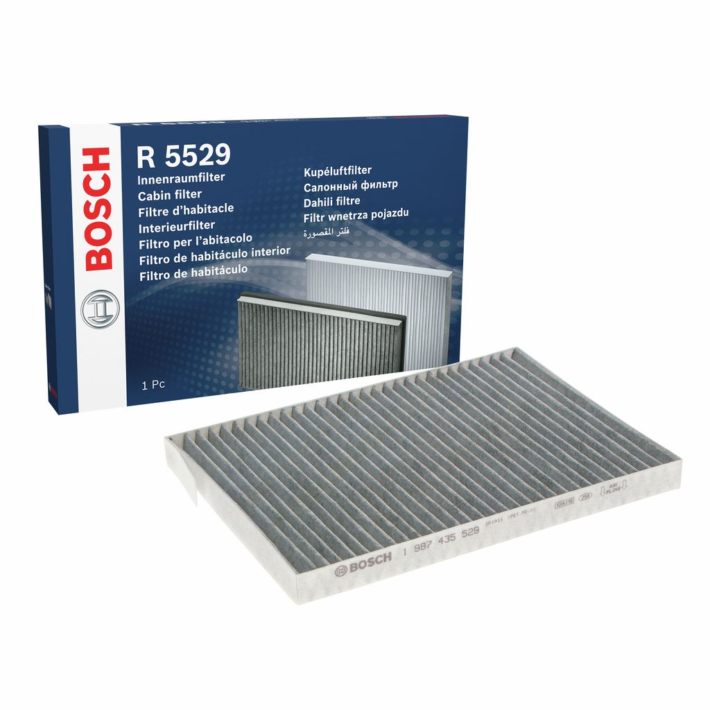 Filter, Innenraumluft 1 987 435 529 “BOSCH 251 mm, 182 mm”