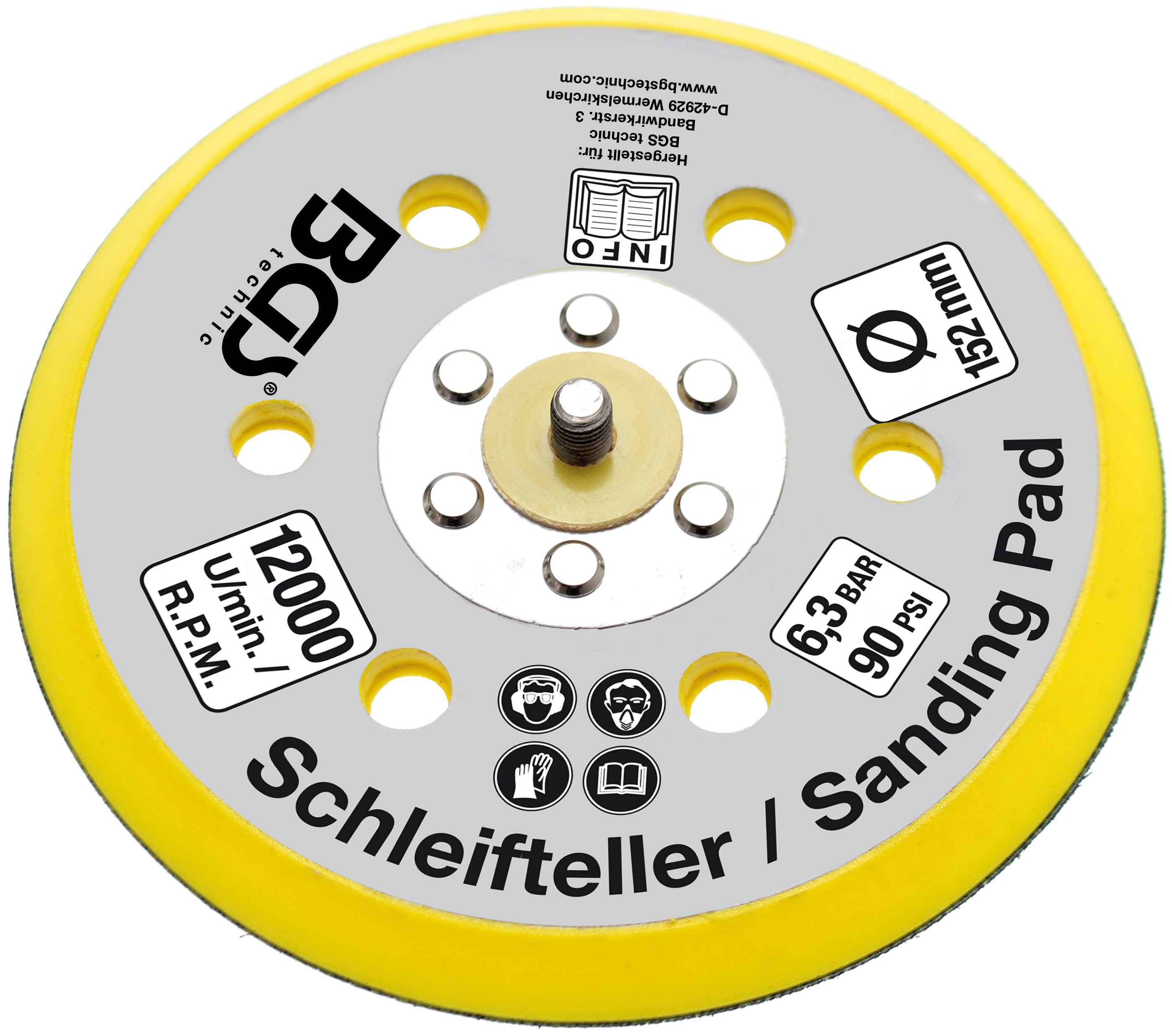 BGS Druckluft-Exzenterschleifer