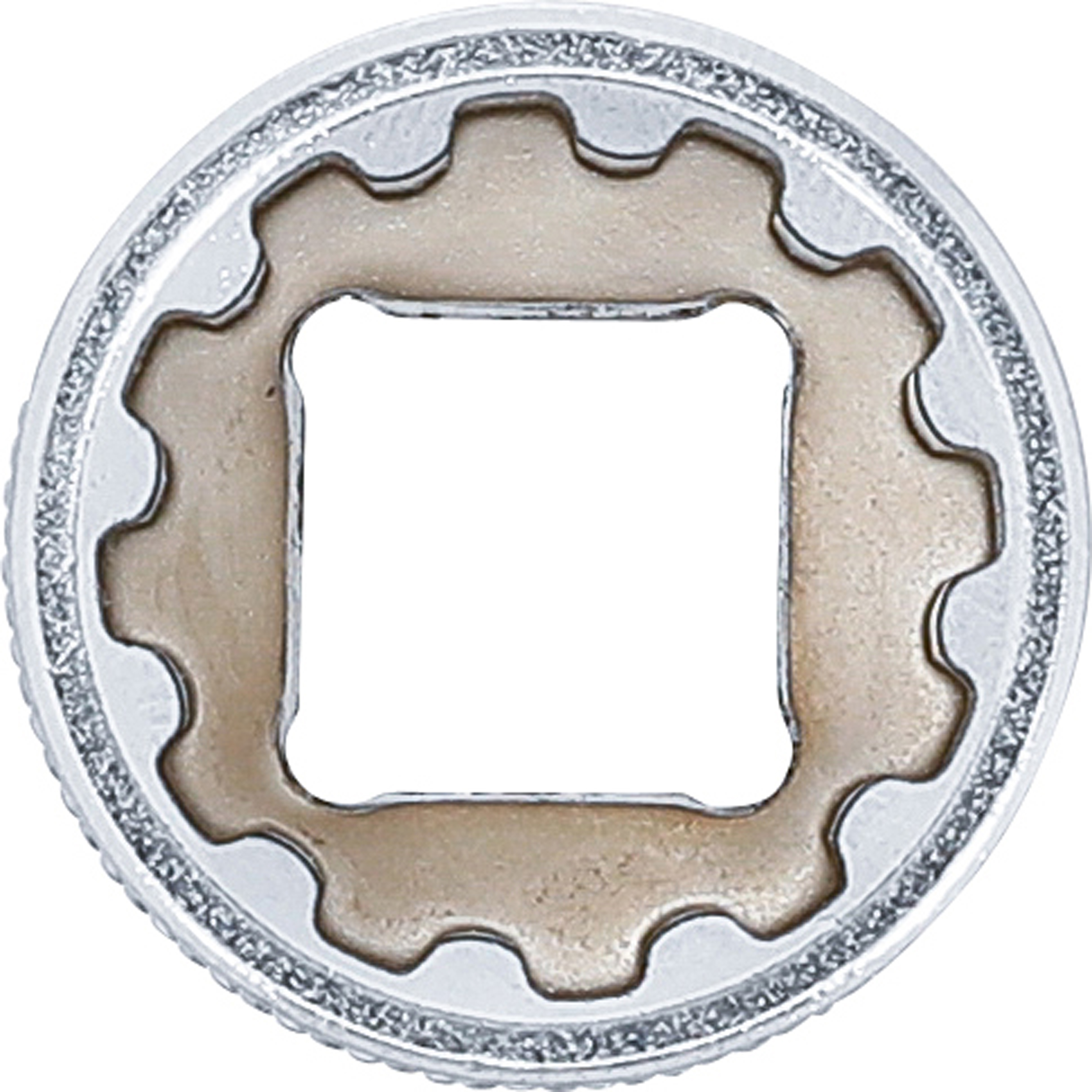 BGS Steckschlüssel-Einsatz Gear Lock | Antrieb Innenvierkant 10 mm (3/8") | SW 15 mm