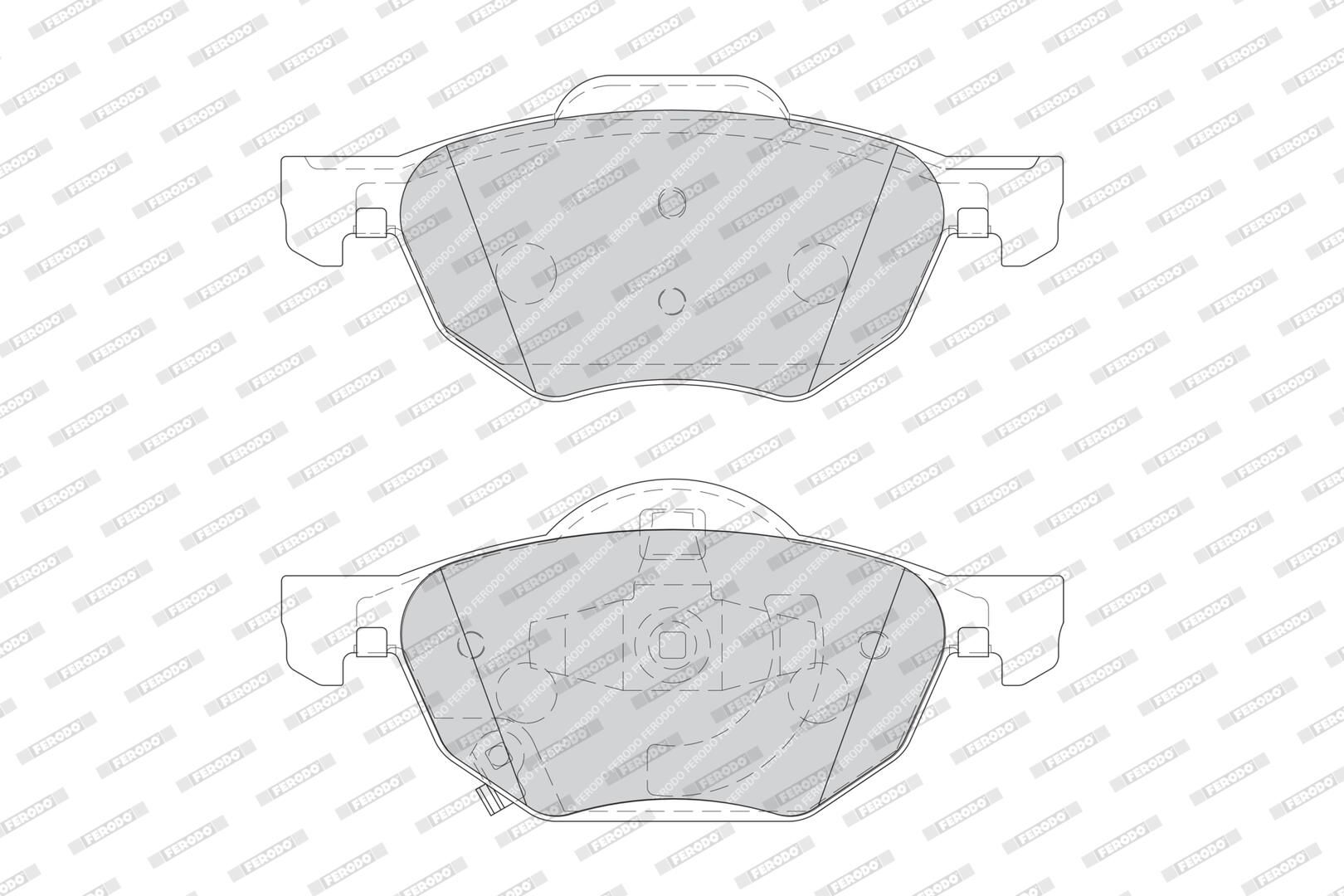 Bremsbelagsatz, Scheibenbremse