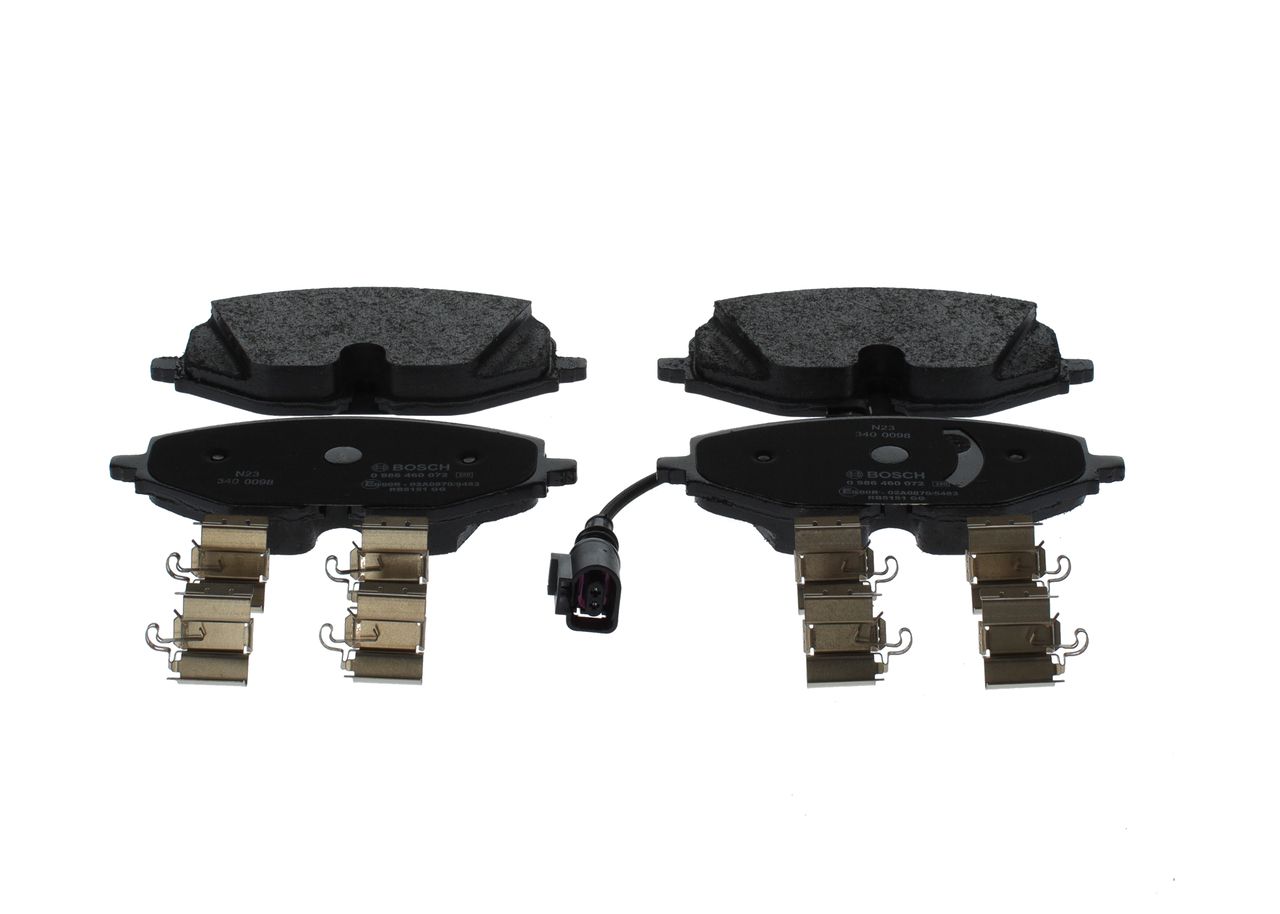 Bremsbelagsatz, Scheibenbremse