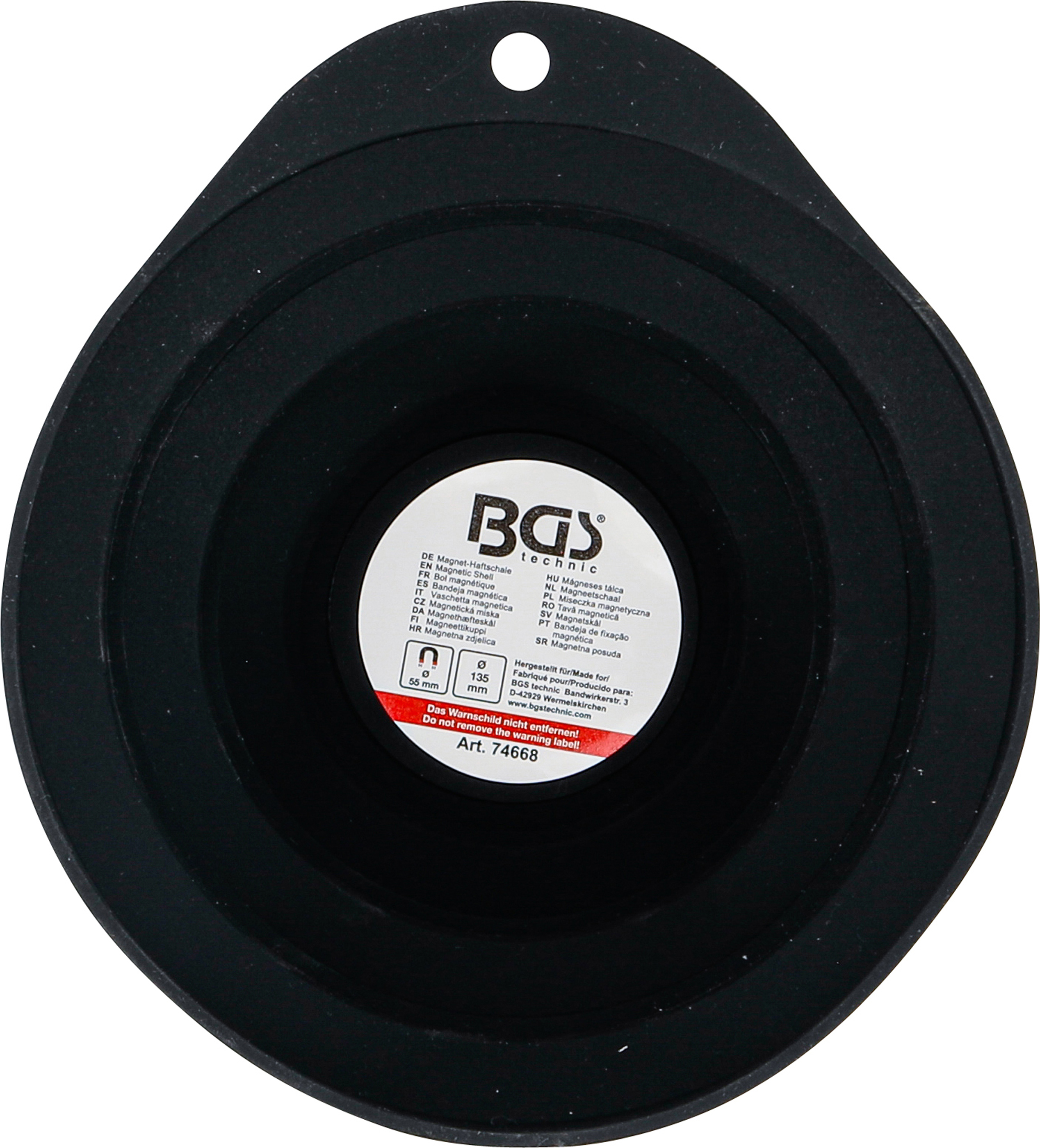 BGS Magnet-Haftschale | faltbar | Ø 75 / 135 mm