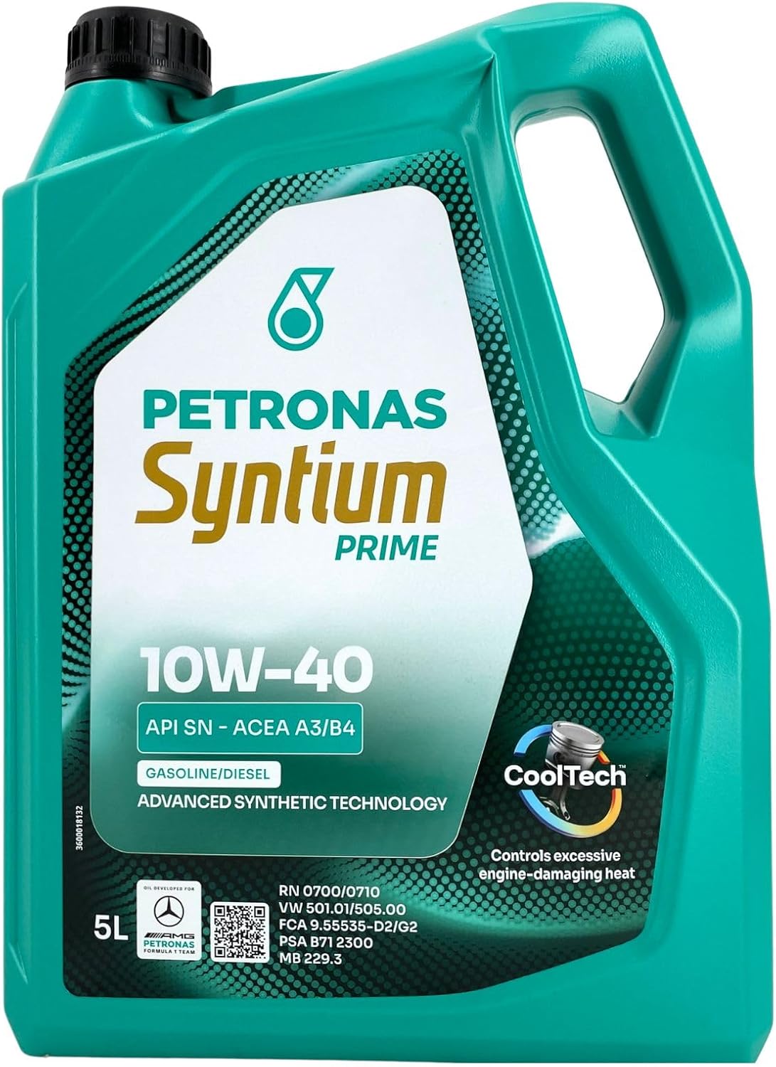 10W-40 Petronas Syntium Prime Motoröl 5 Liter