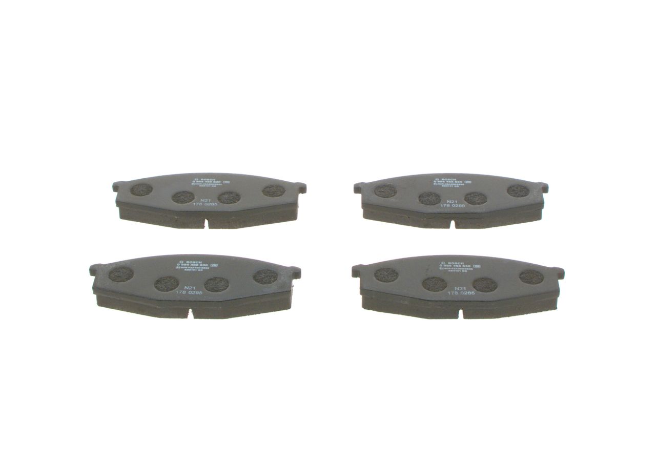 Bremsbelagsatz, Scheibenbremse