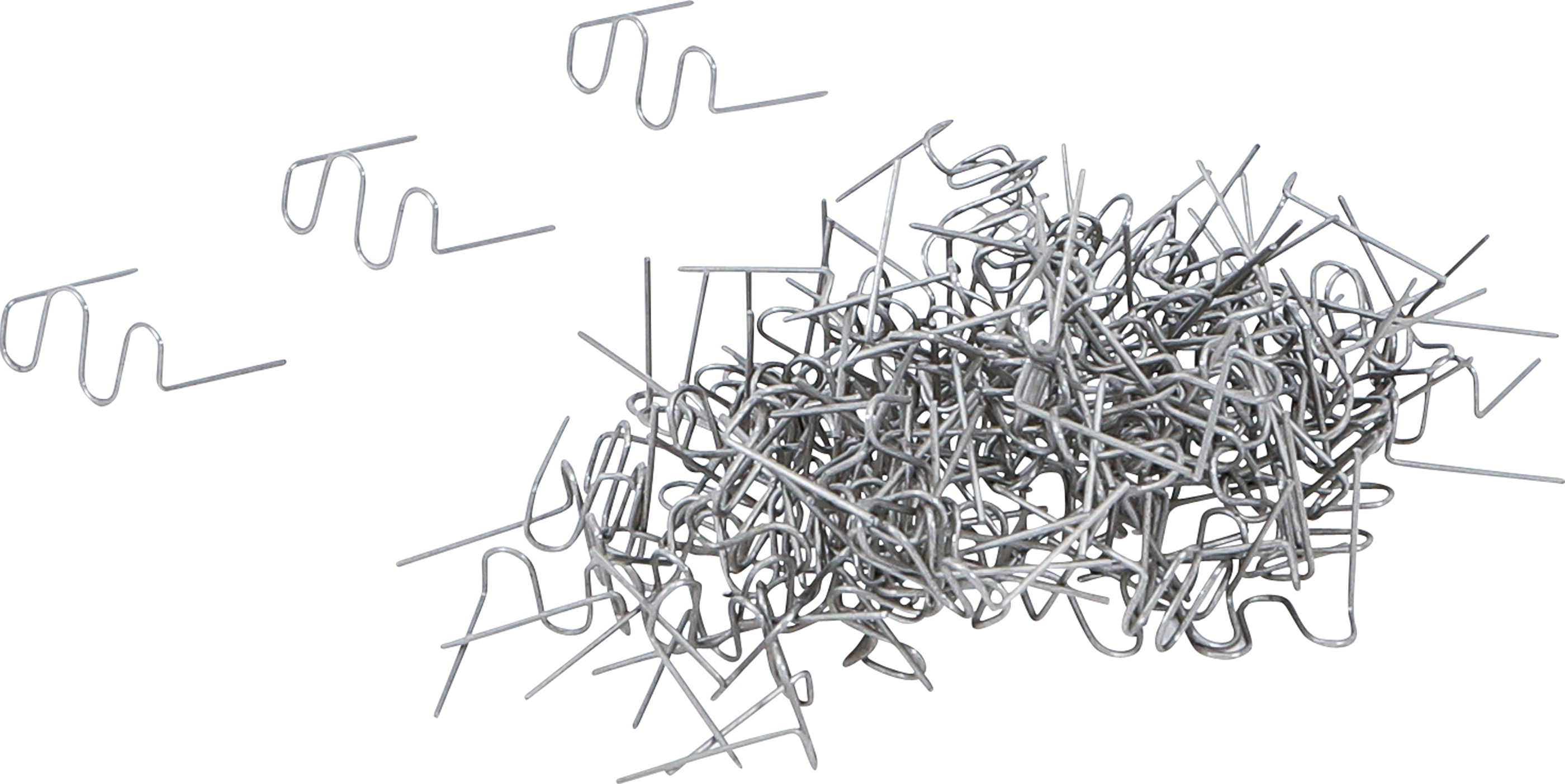 BGS Reparaturklammern-Satz | Wellenform | 0,6 mm | 100-tlg.