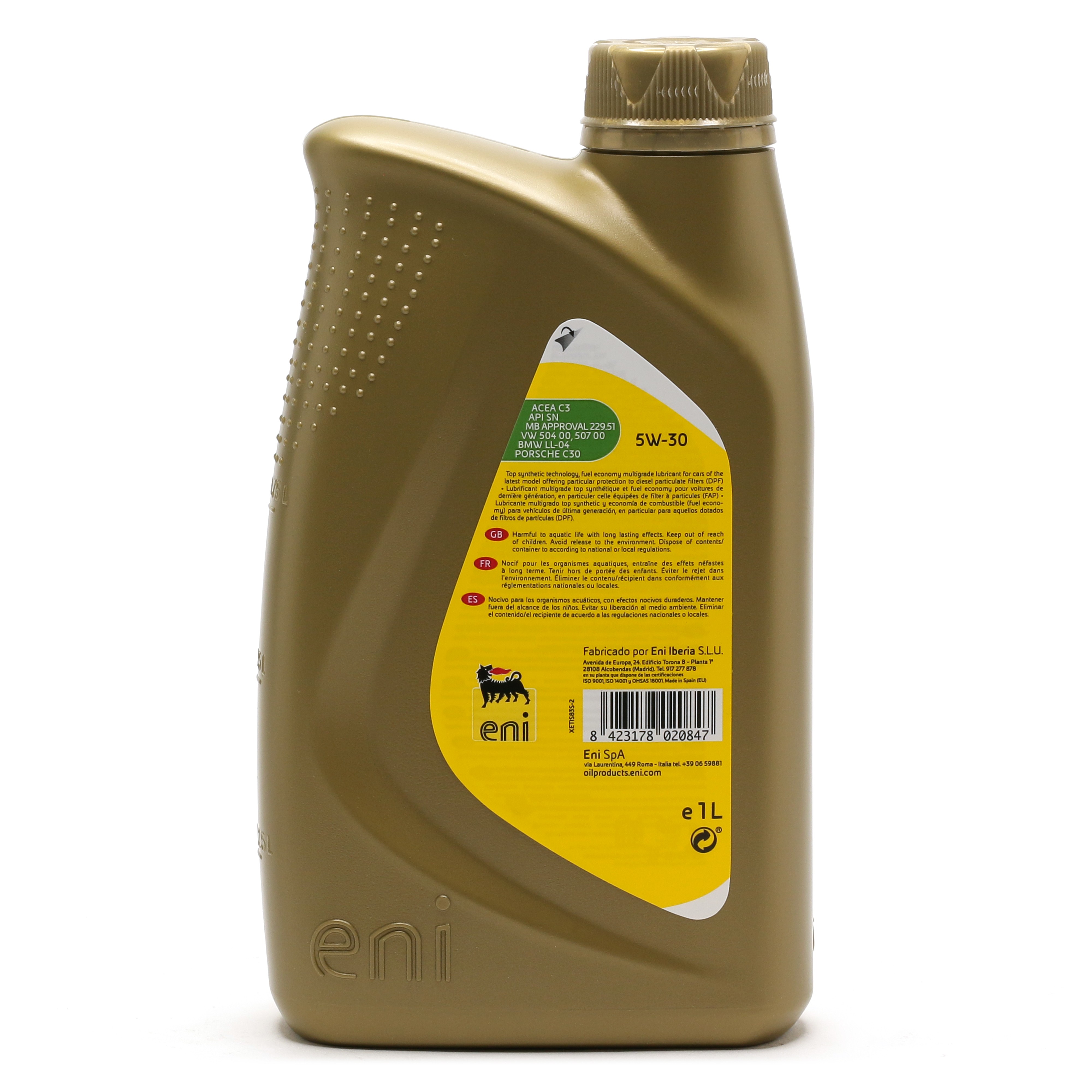 5W-30 Eni i-Sint Motoröl 1 Liter