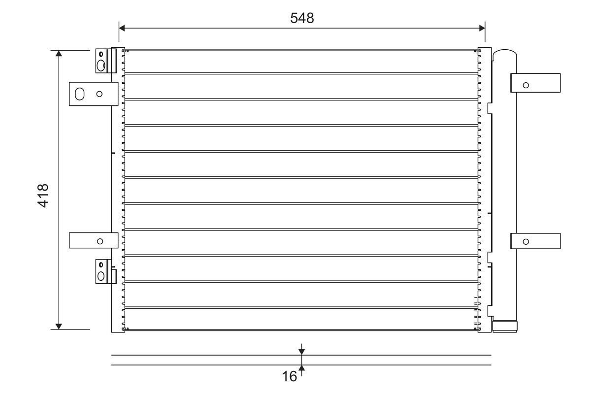 Kondensator, Klimaanlage