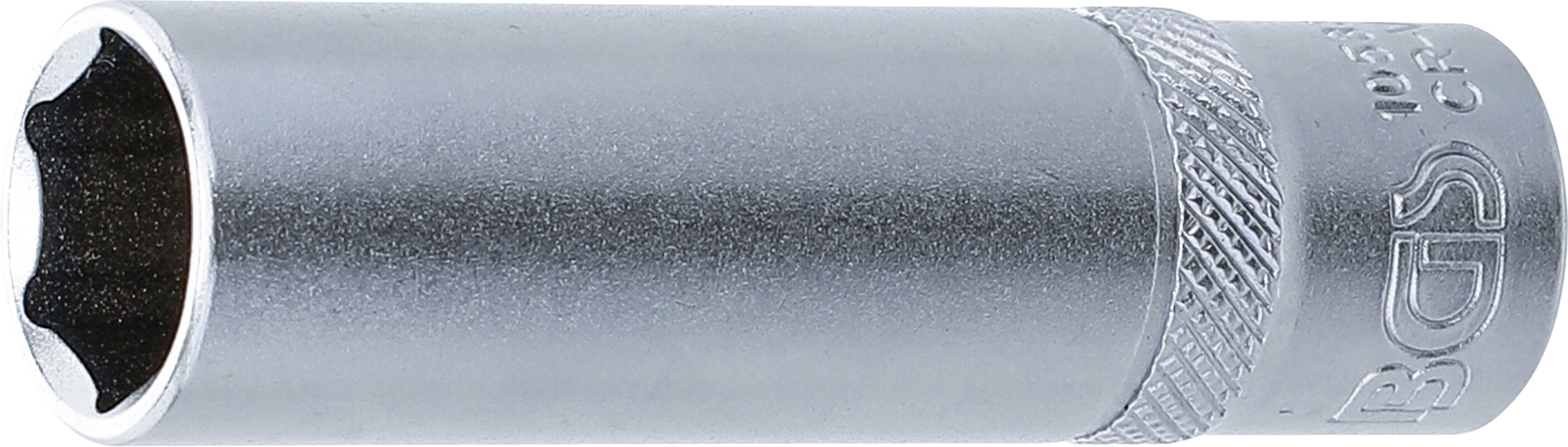 BGS Steckschlüssel-Einsatz Sechskant, tief | Antrieb Innenvierkant 10 mm (3/8") | SW 13 mm