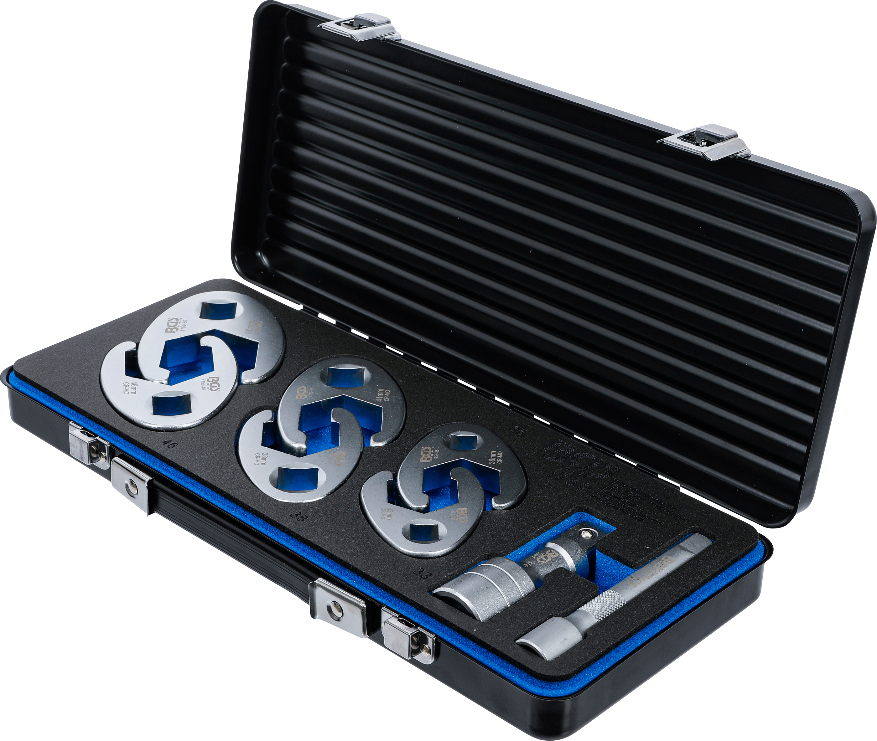 BGS Hahnenfußschlüssel-Satz | Antrieb Innenvierkant 12,5 mm (1/2") / 20 mm (3/4") | 8-tlg.