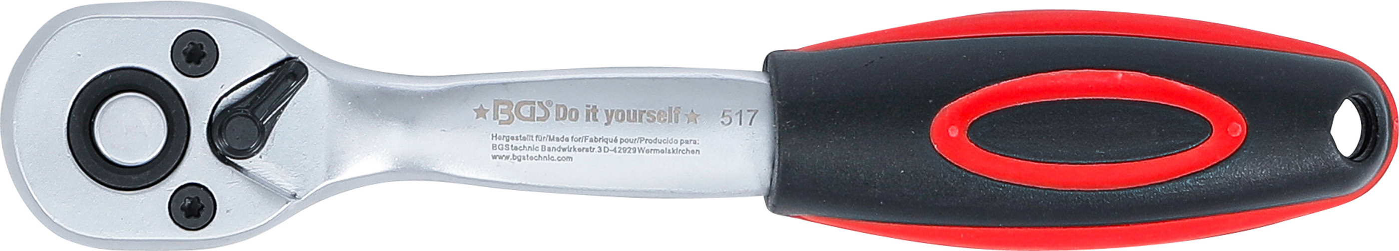 BGS Umschaltknarre | feinverzahnt | 6,3 mm (1/4")