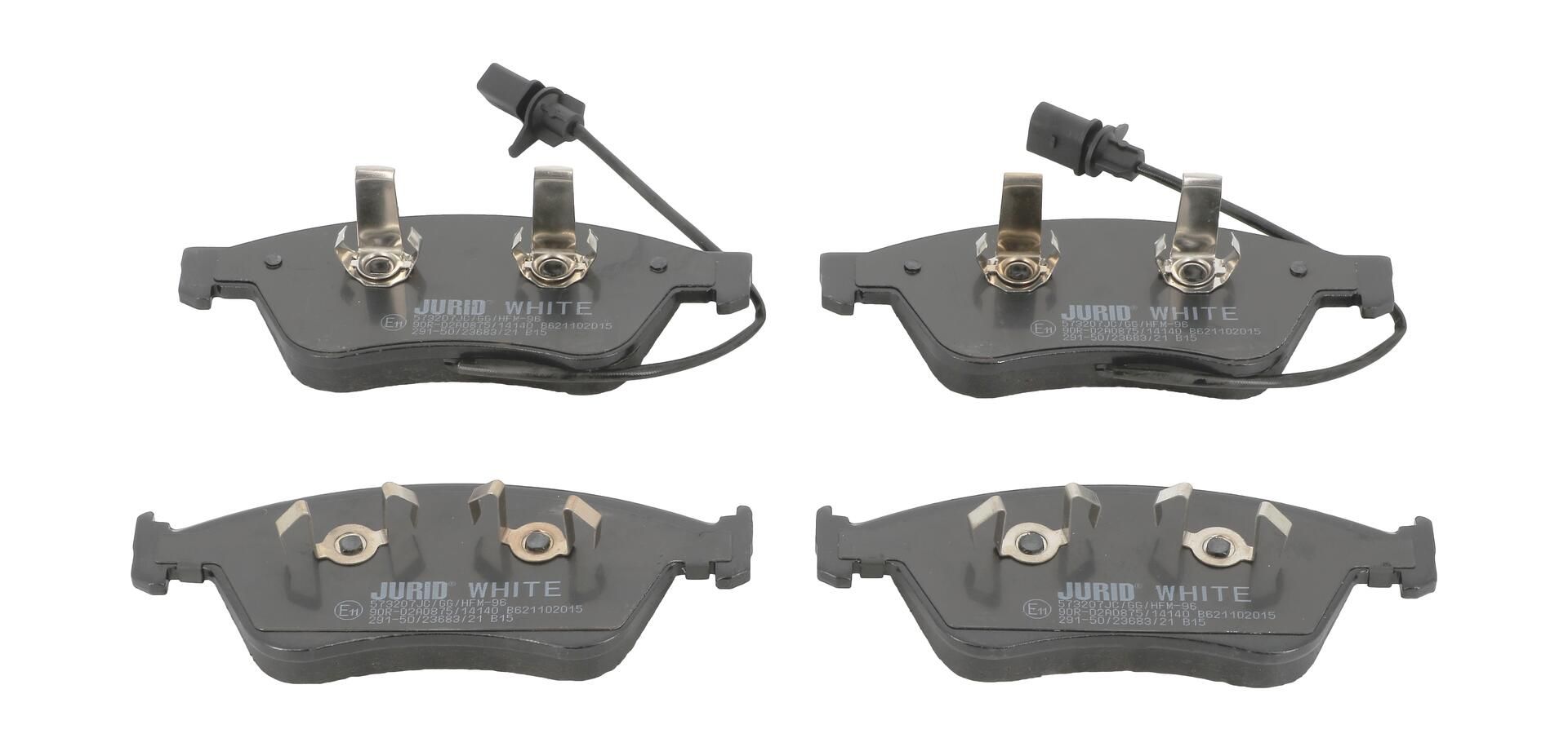 Bremsbelagsatz, Scheibenbremse