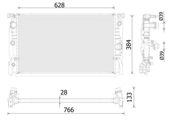 Kühler, Motorkühlung