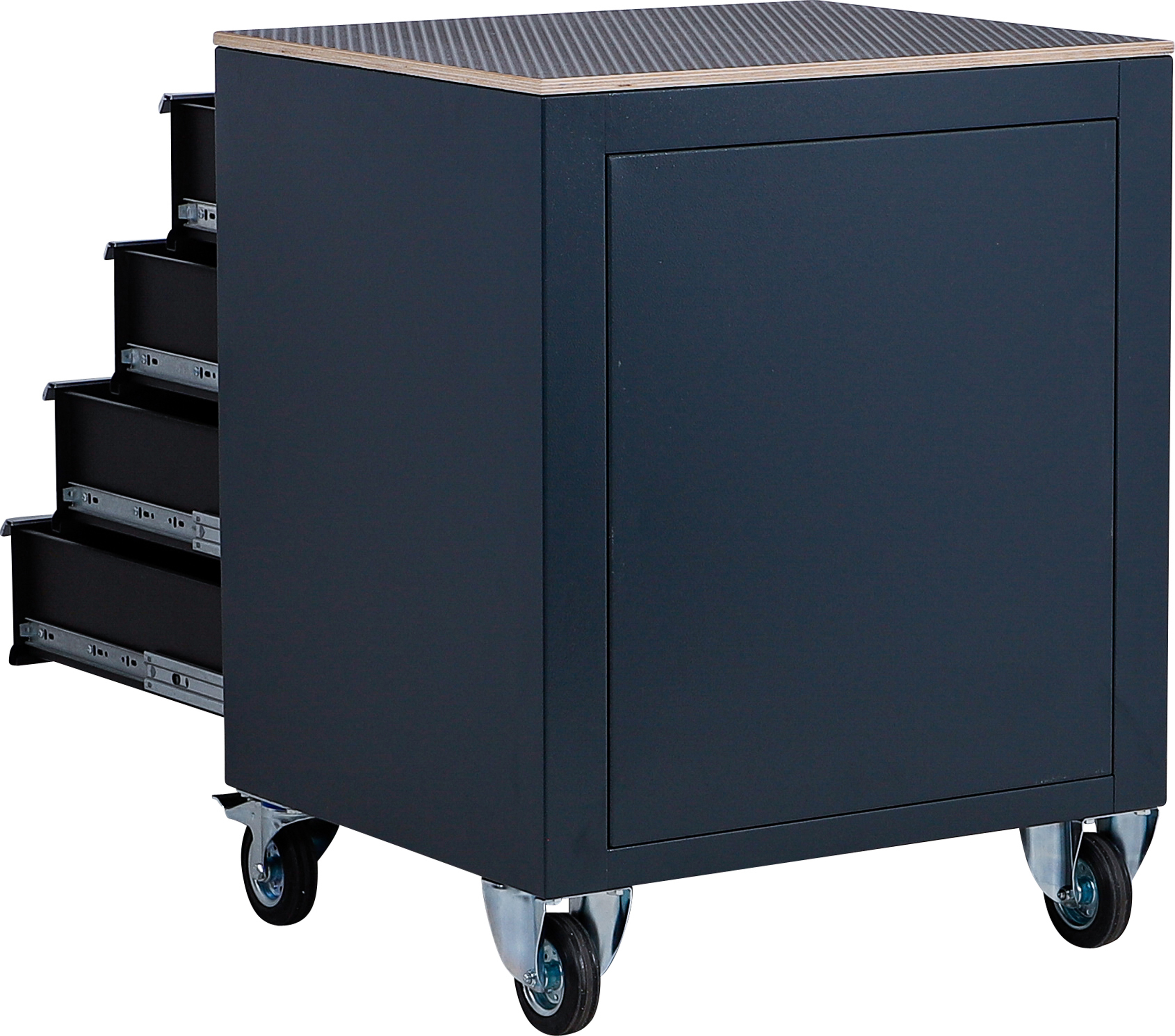 BGS Werkstattwagen | 4 Schubladen | leer | für Schrankwand-System